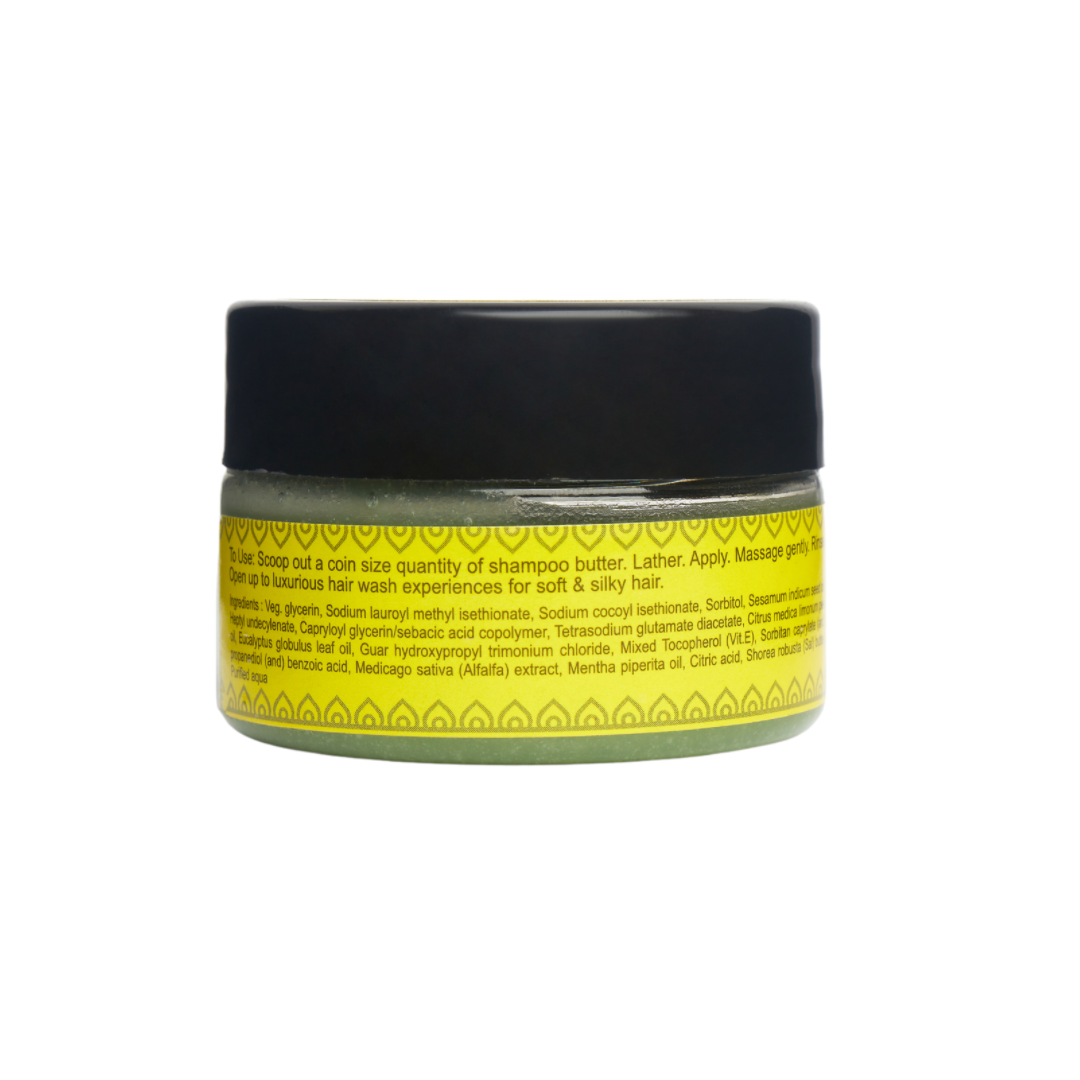 Mint Eucalyptus Shampoo Butter (50g)| Oily to Normal Hair | Mild Dandruff Prone Scalp |, Rustic Art