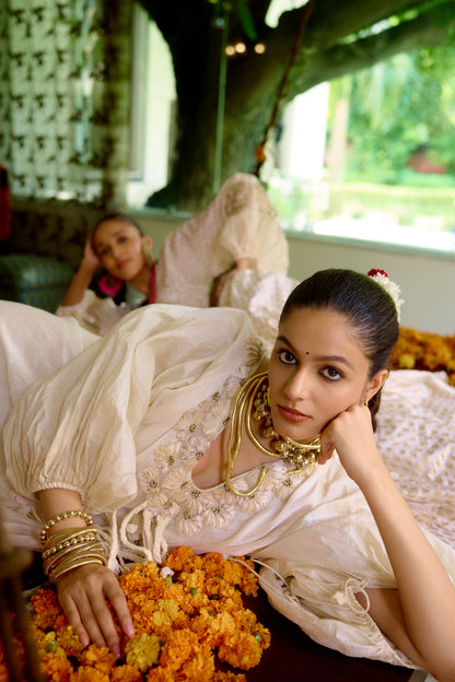 White traditional dress