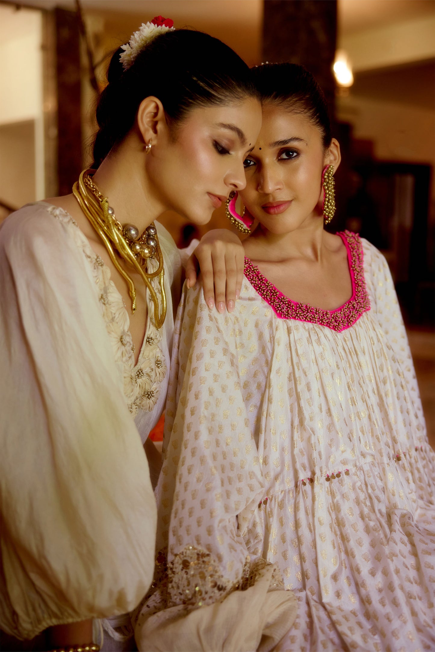 White traditional dress