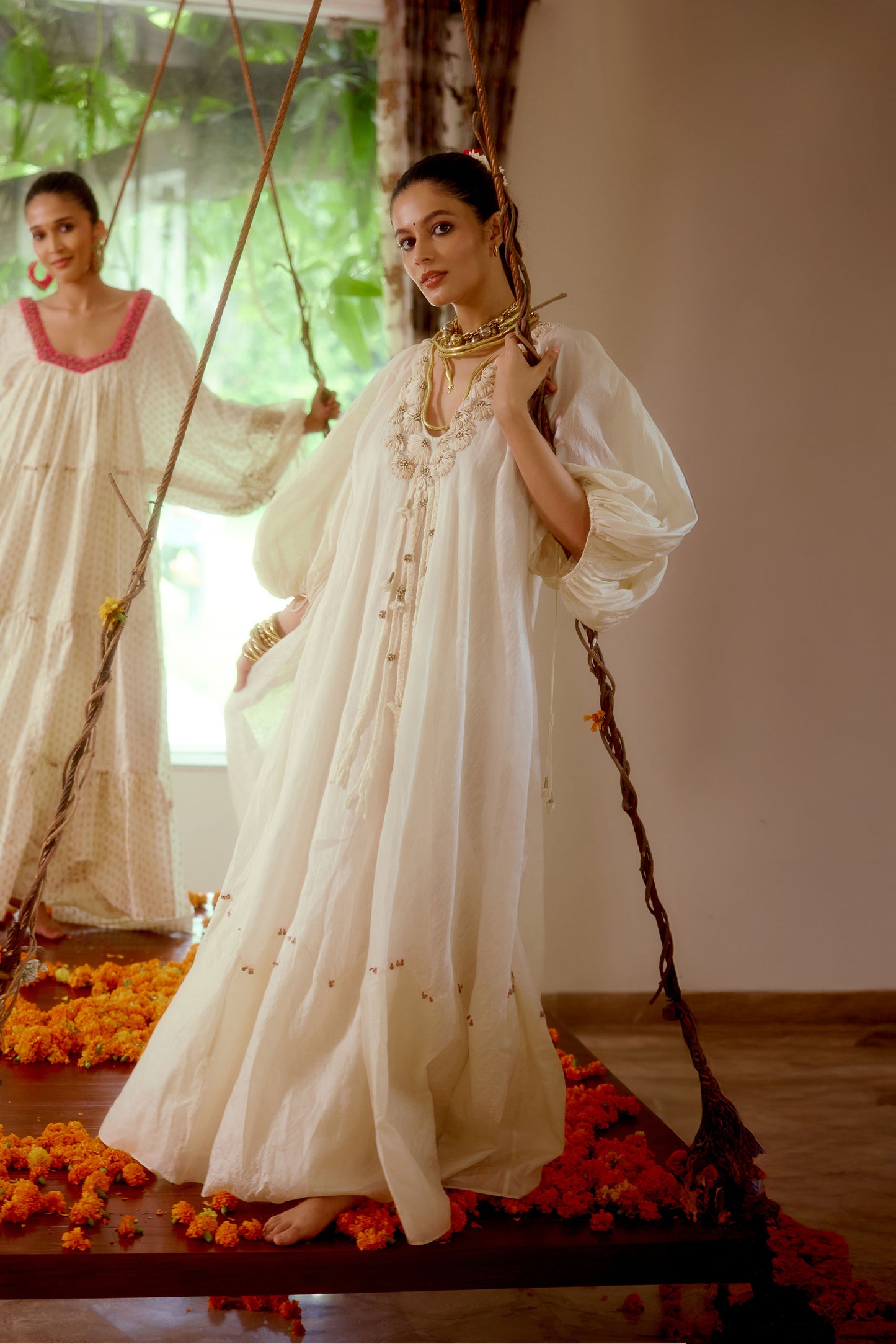 White traditional dress