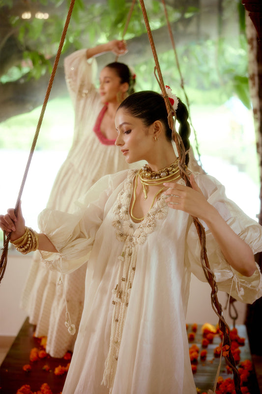 White traditional dress