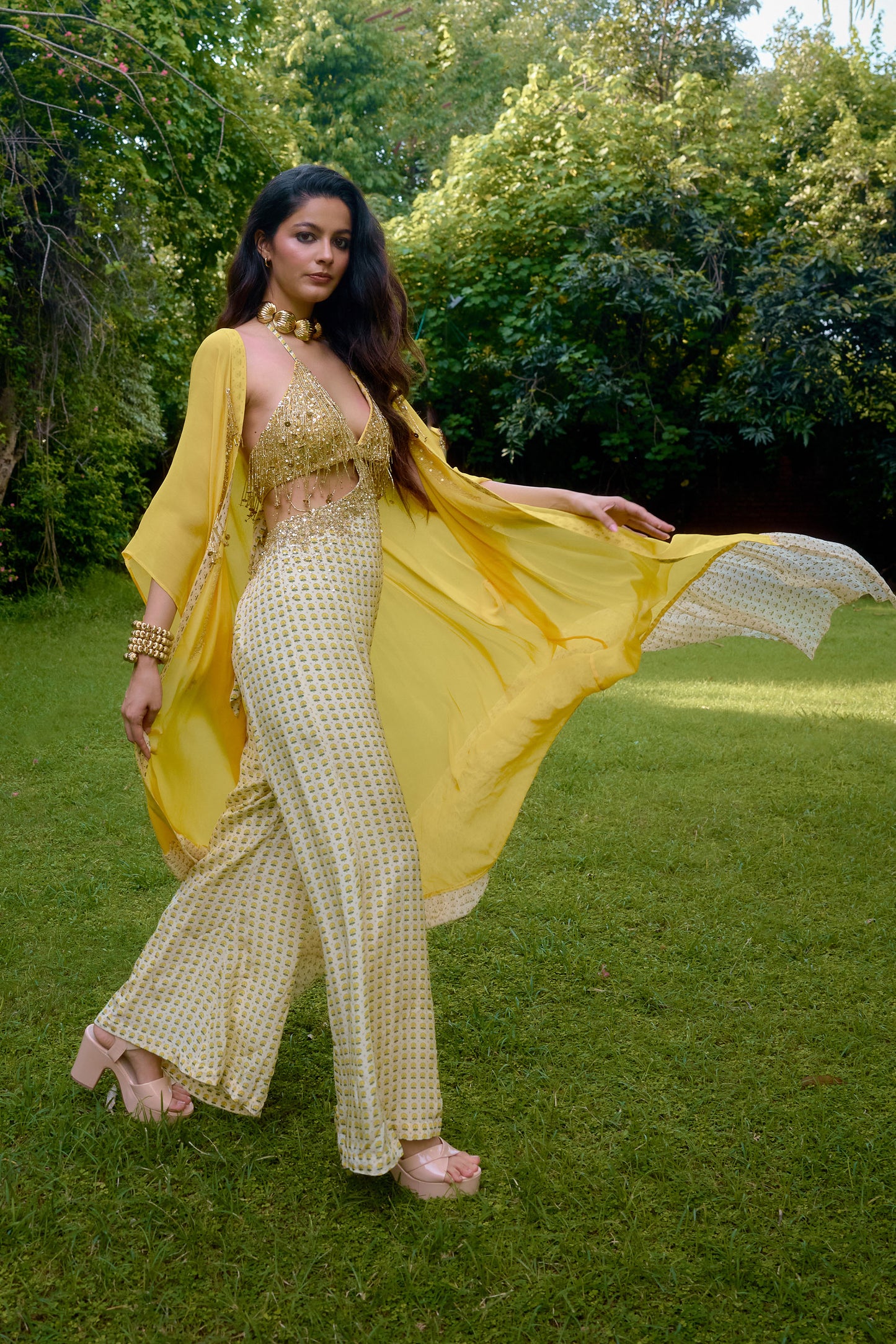 Janeman Cream Jumpsuit