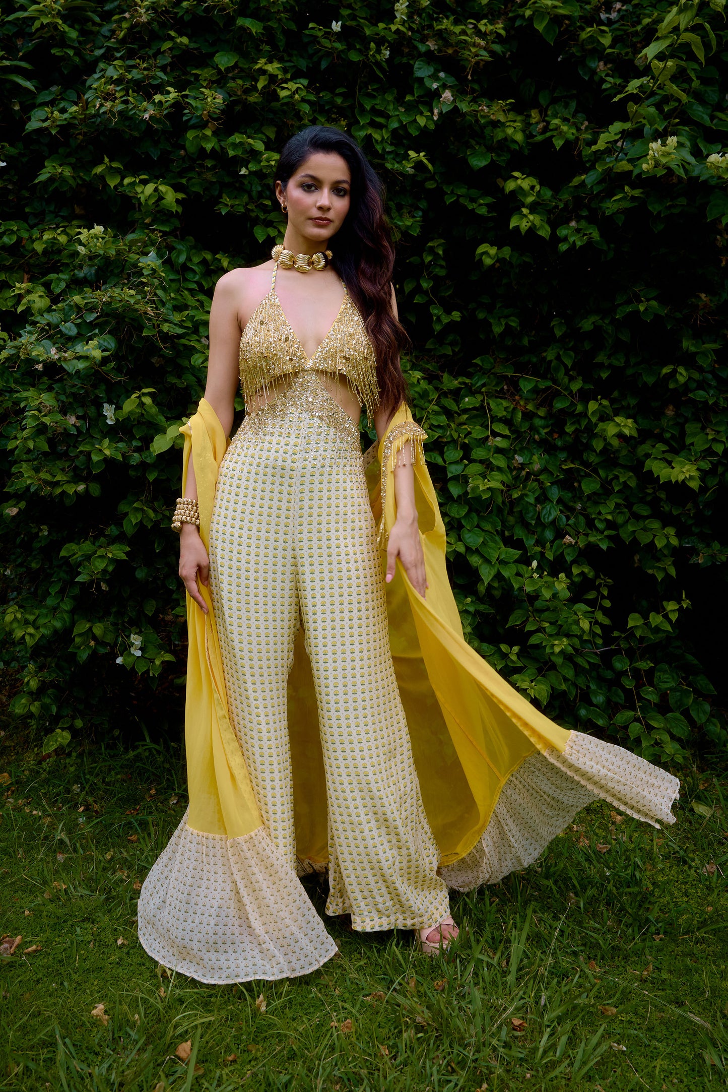 Janeman Cream Jumpsuit