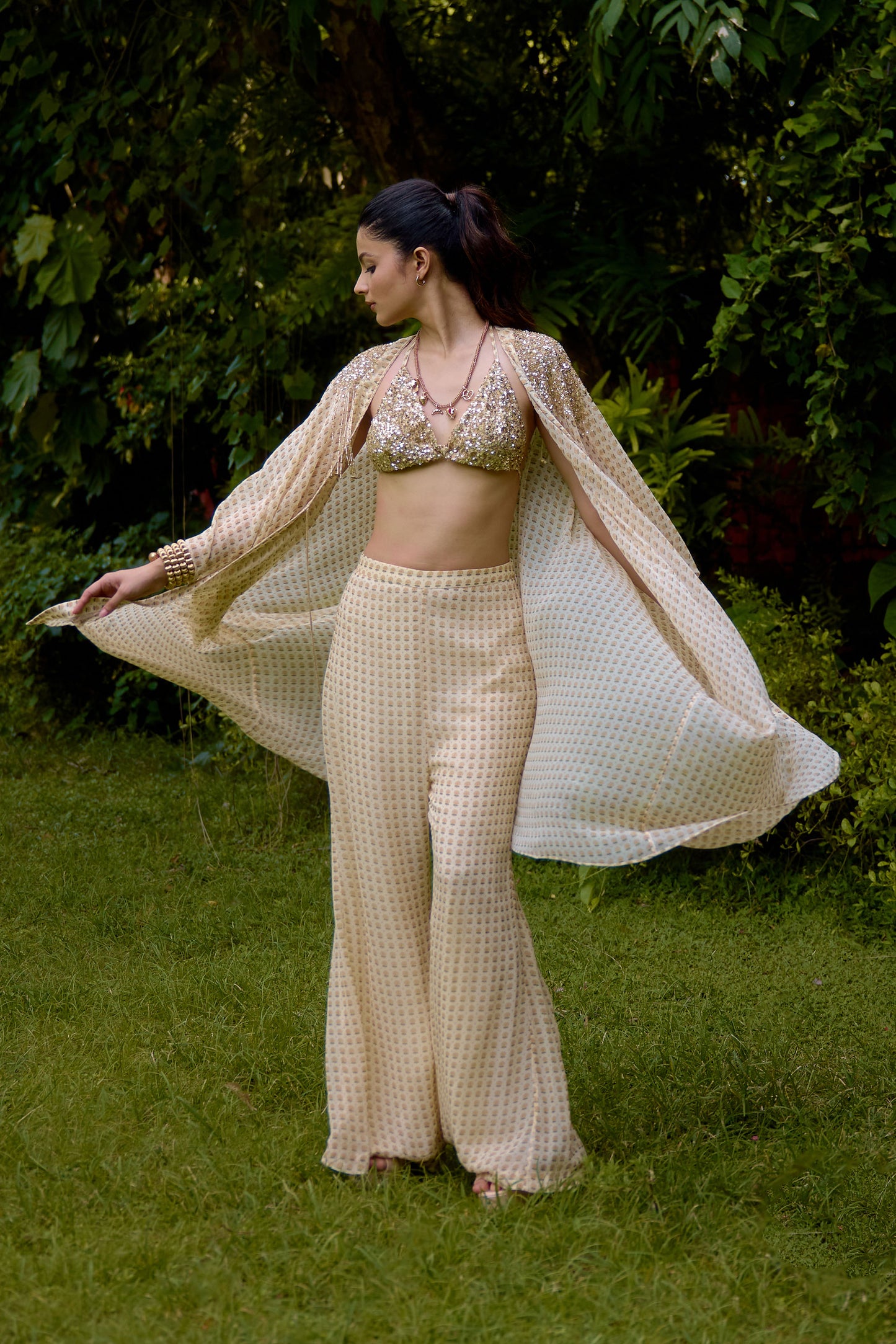 Janeman Cream Co-ord Set