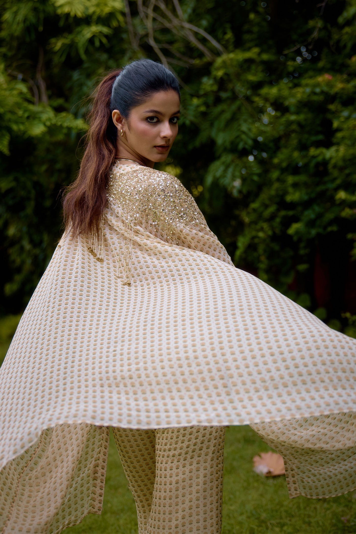 Janeman Cream Co-ord Set