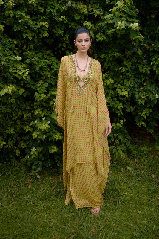 Mehbooba Olive Kurta