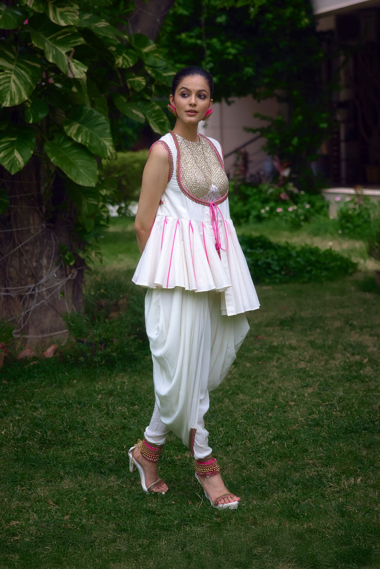 White contemporary dress