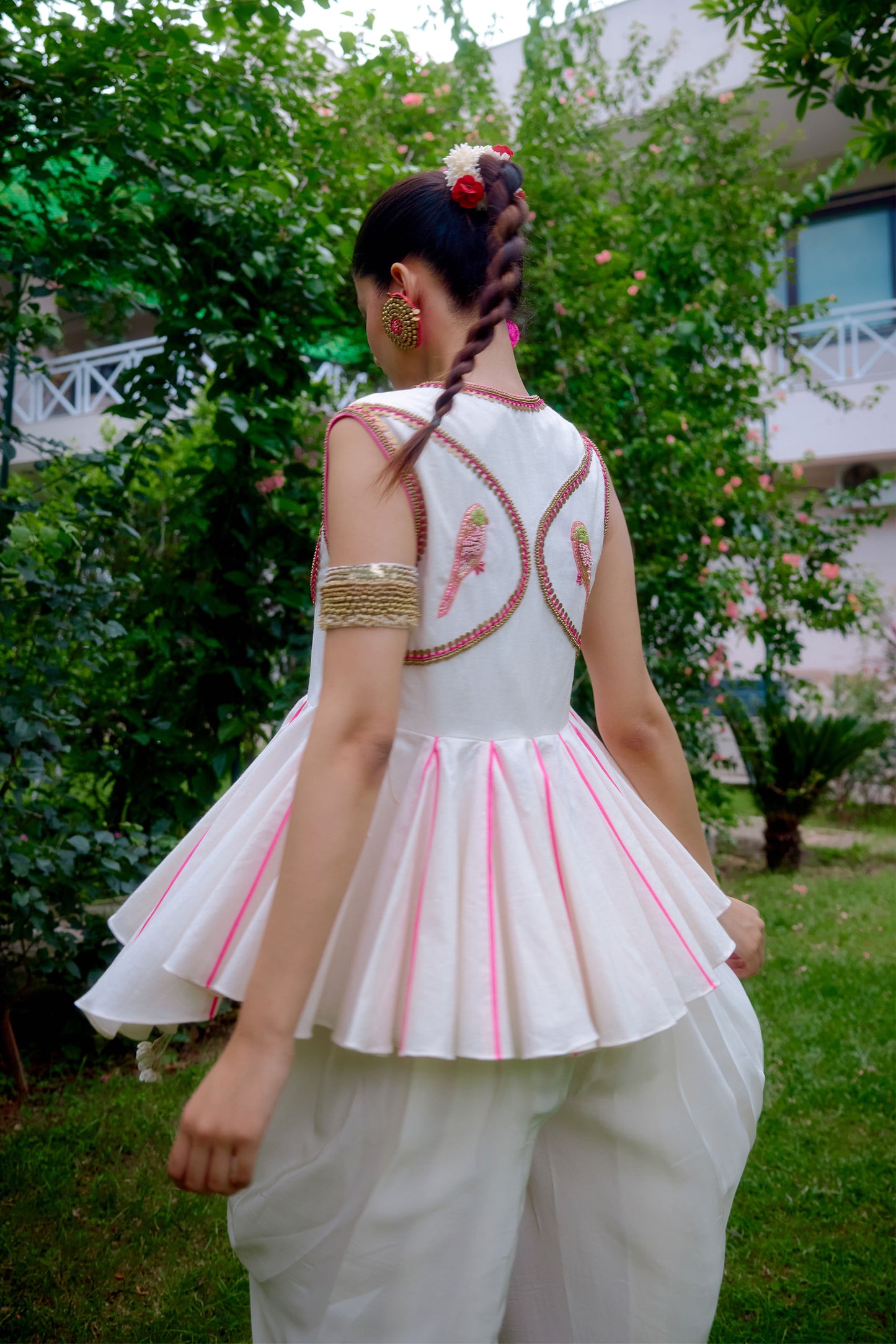 White contemporary dress