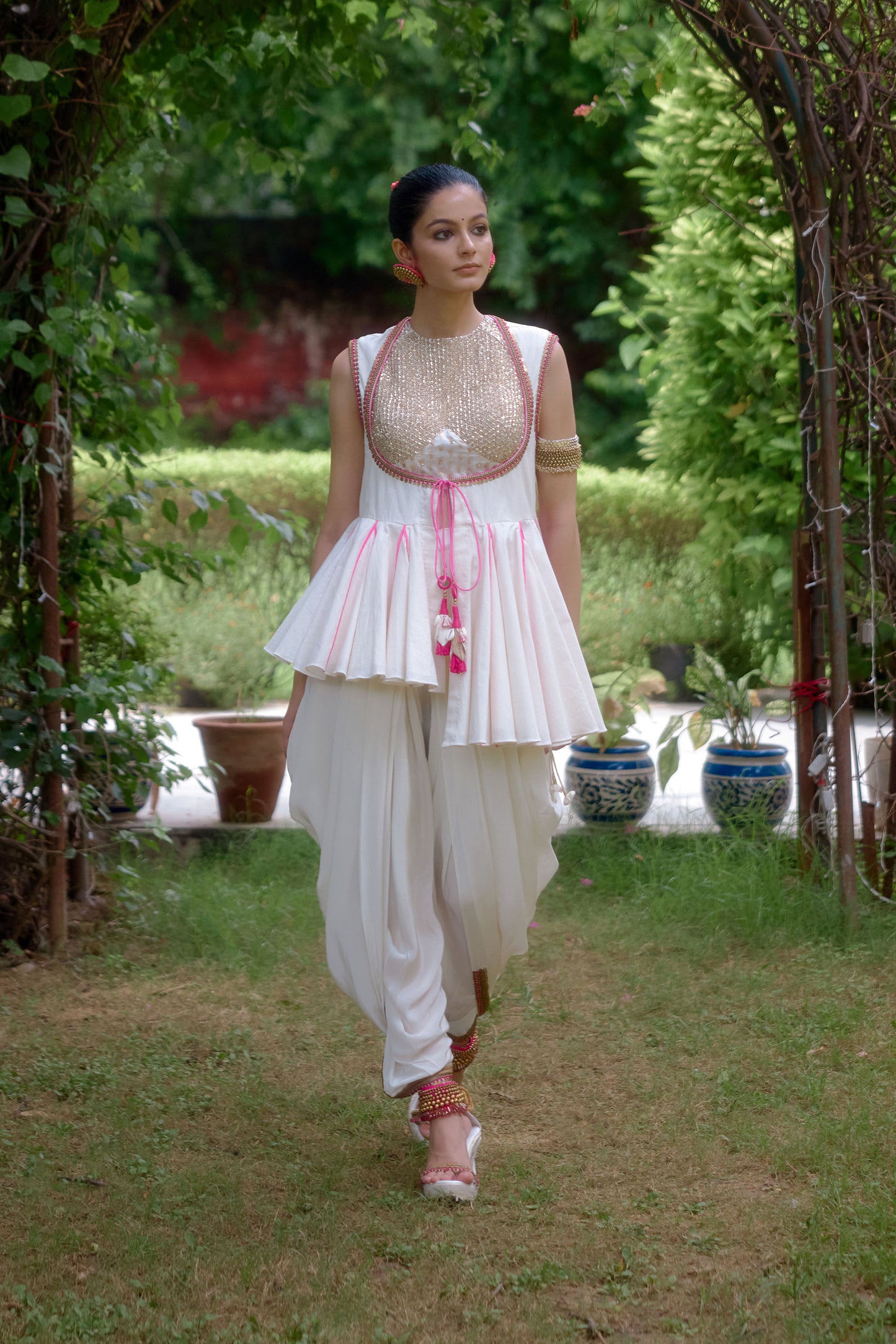 White contemporary dress