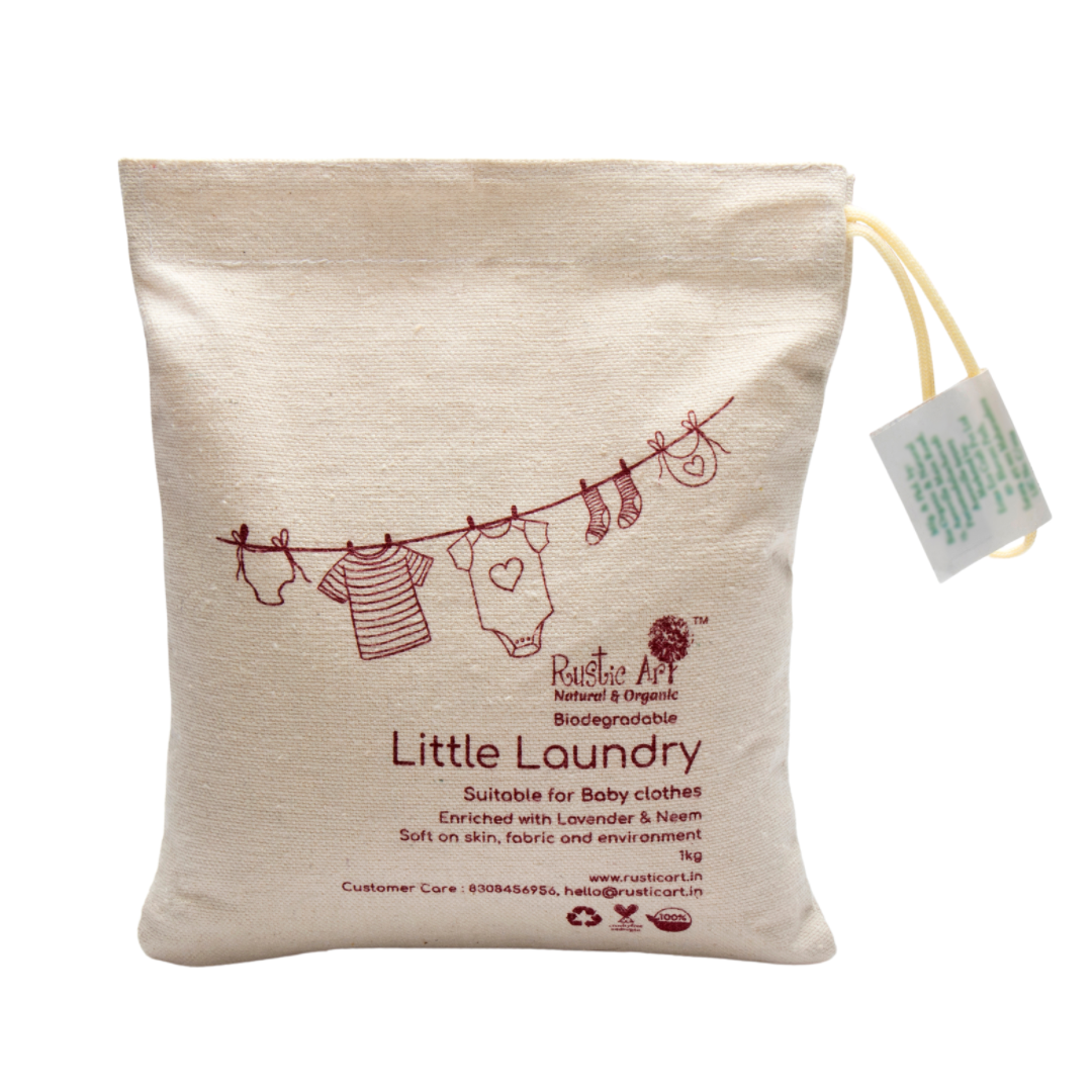 Natural Little Laundry (1kg)for Babies & Kids, Rustic Home