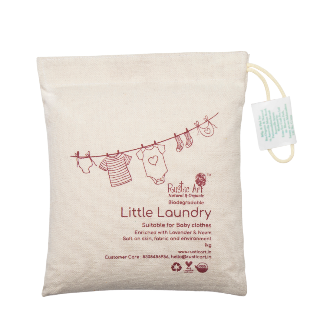 Natural Little Laundry (1kg)for Babies & Kids, Rustic Home