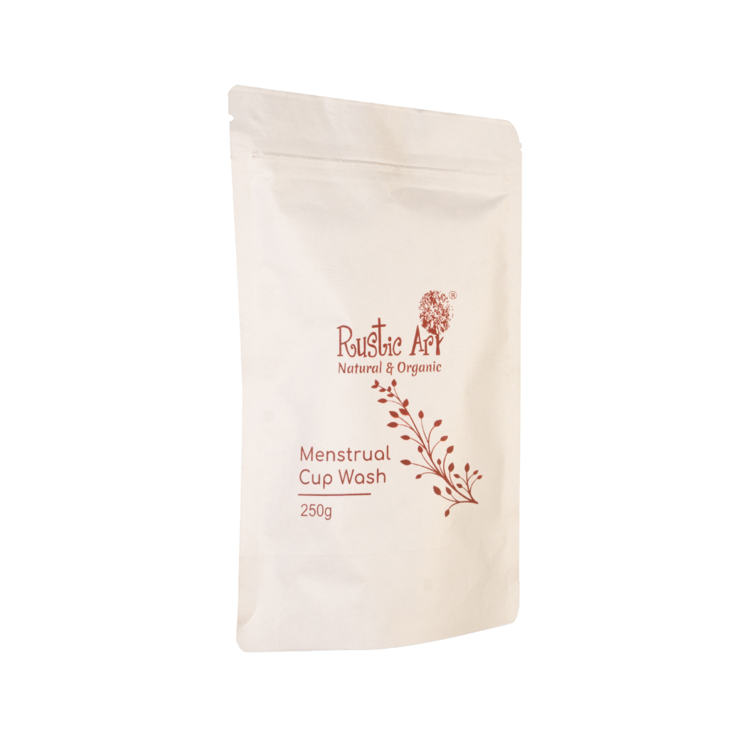 Natural Menstrual Cup Wash Powder (250gm), Rustic Art