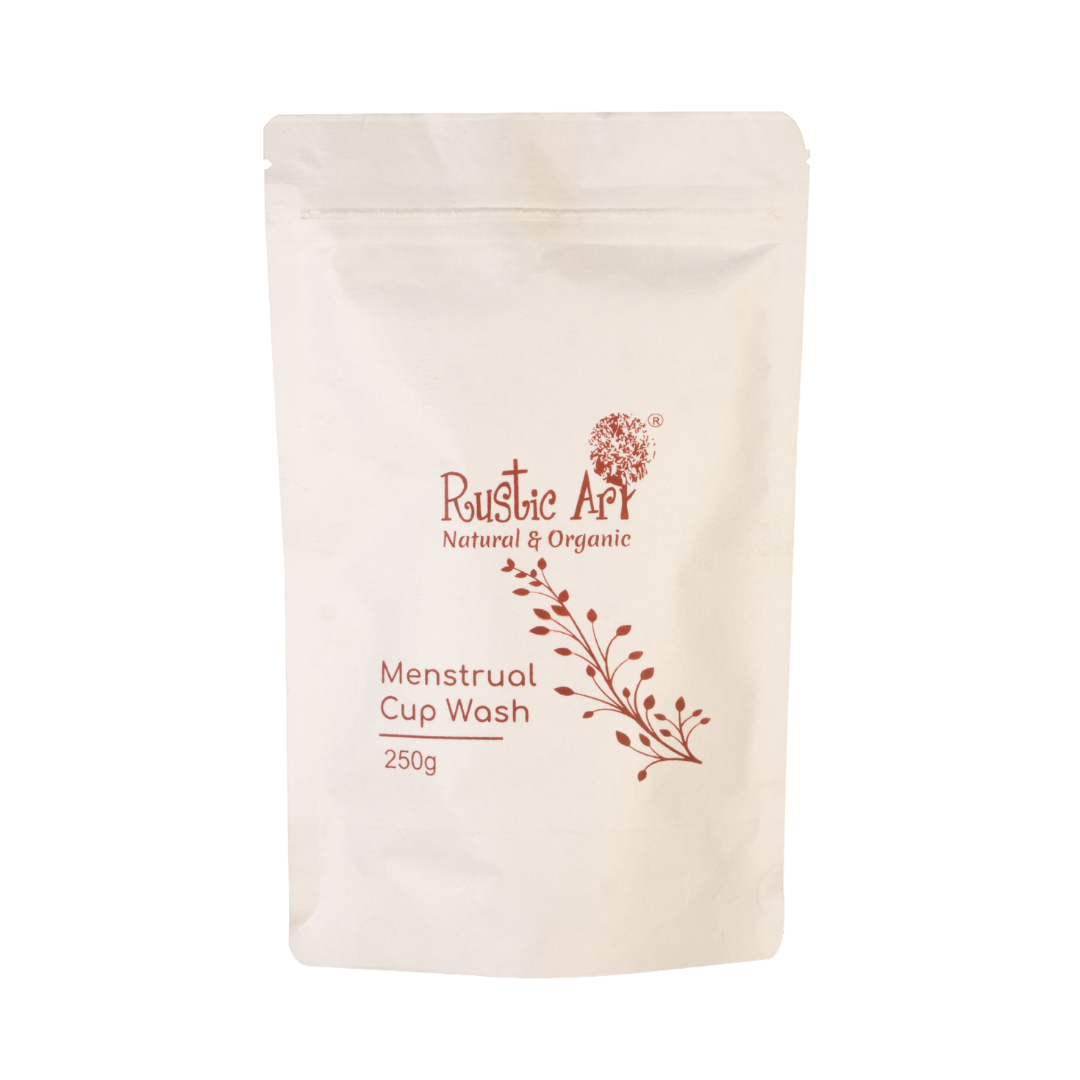Natural Menstrual Cup Wash Powder (250gm), Rustic Art