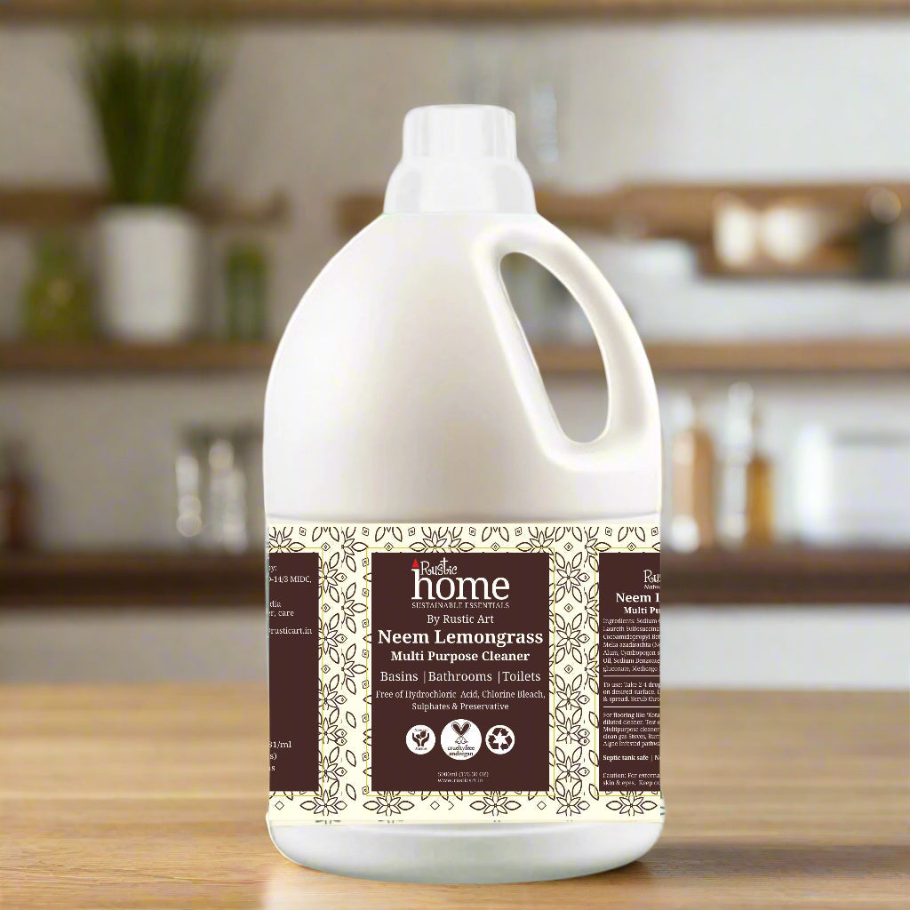 Neem Lemongrass Multi Purpose Cleaner 5kg, Rustic Art