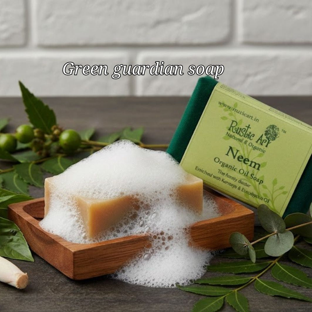 Neem Soap (100gm), Rustic Art