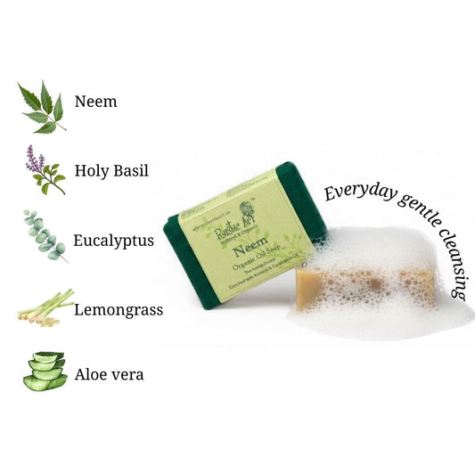 Neem Soap (100gm), Rustic Art
