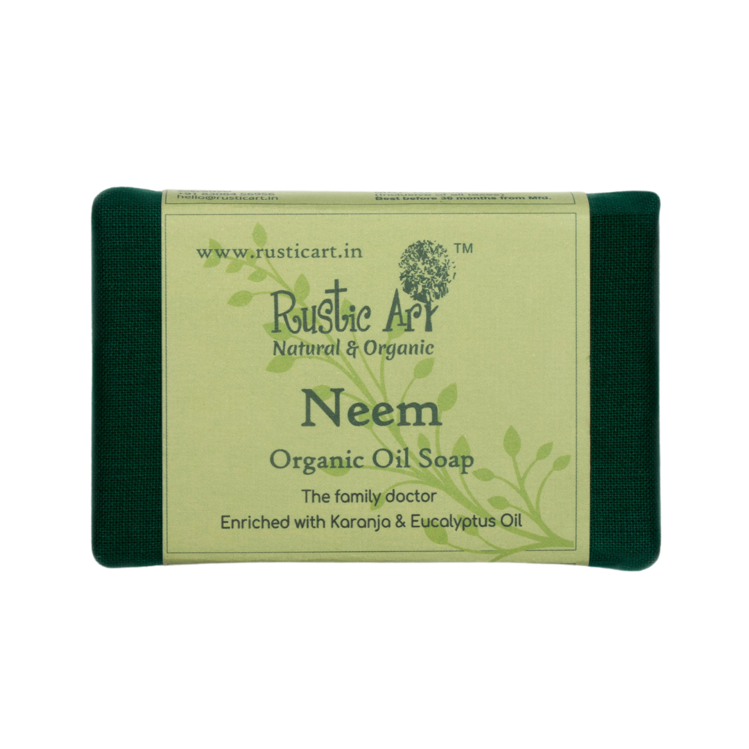 Neem Soap (100gm), Rustic Art