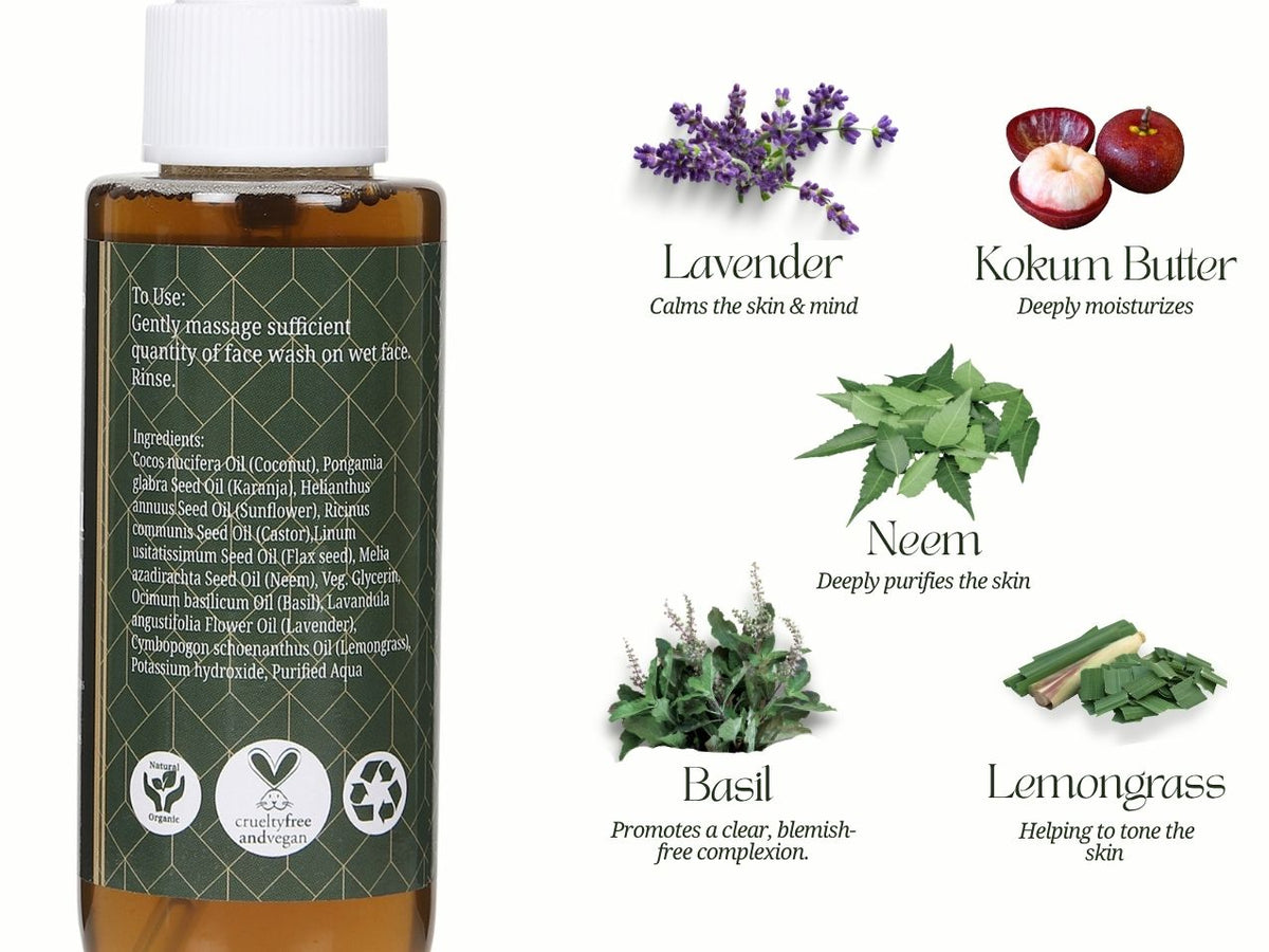 Neem Basil Face Wash (100ml)