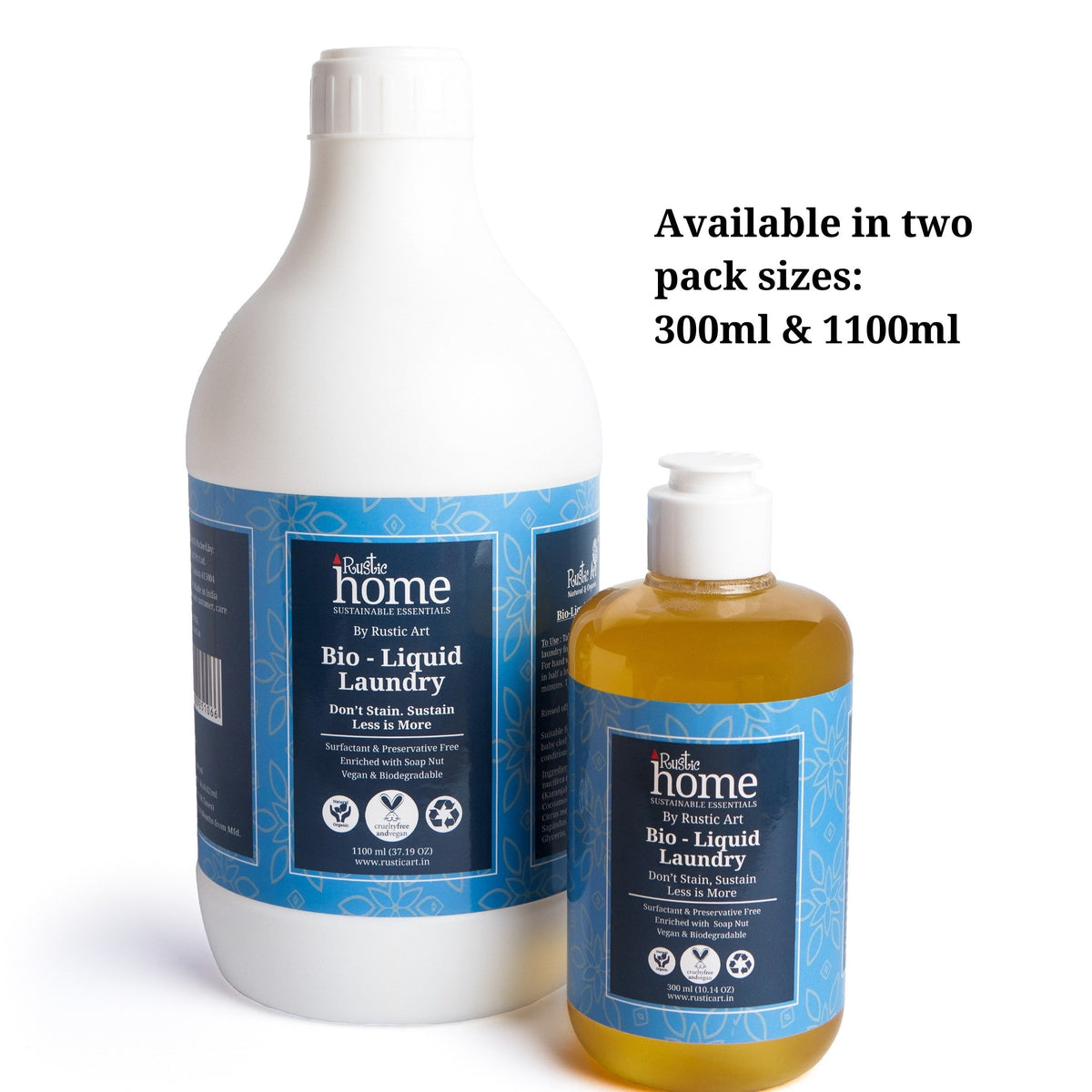 Organic Bio-Liquid Laundry (300ml), Rustic Home