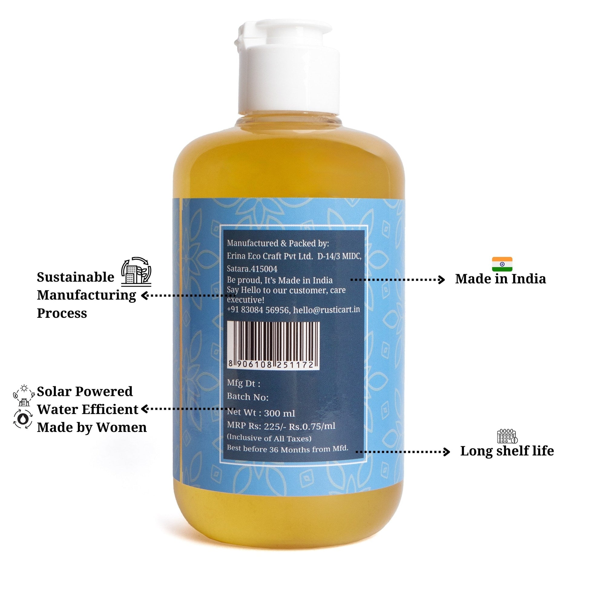 Organic Bio-Liquid Laundry (300ml), Rustic Home