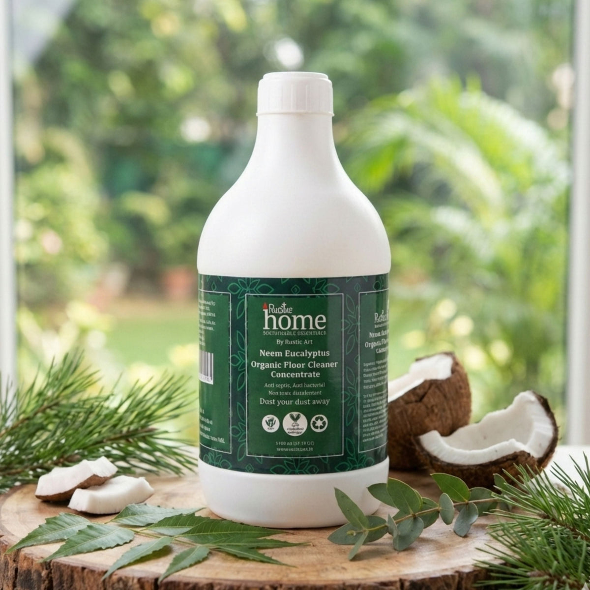 Organic Neem Eucalyptus Floor Cleaner Concentrate (1100gm), Rustic Home