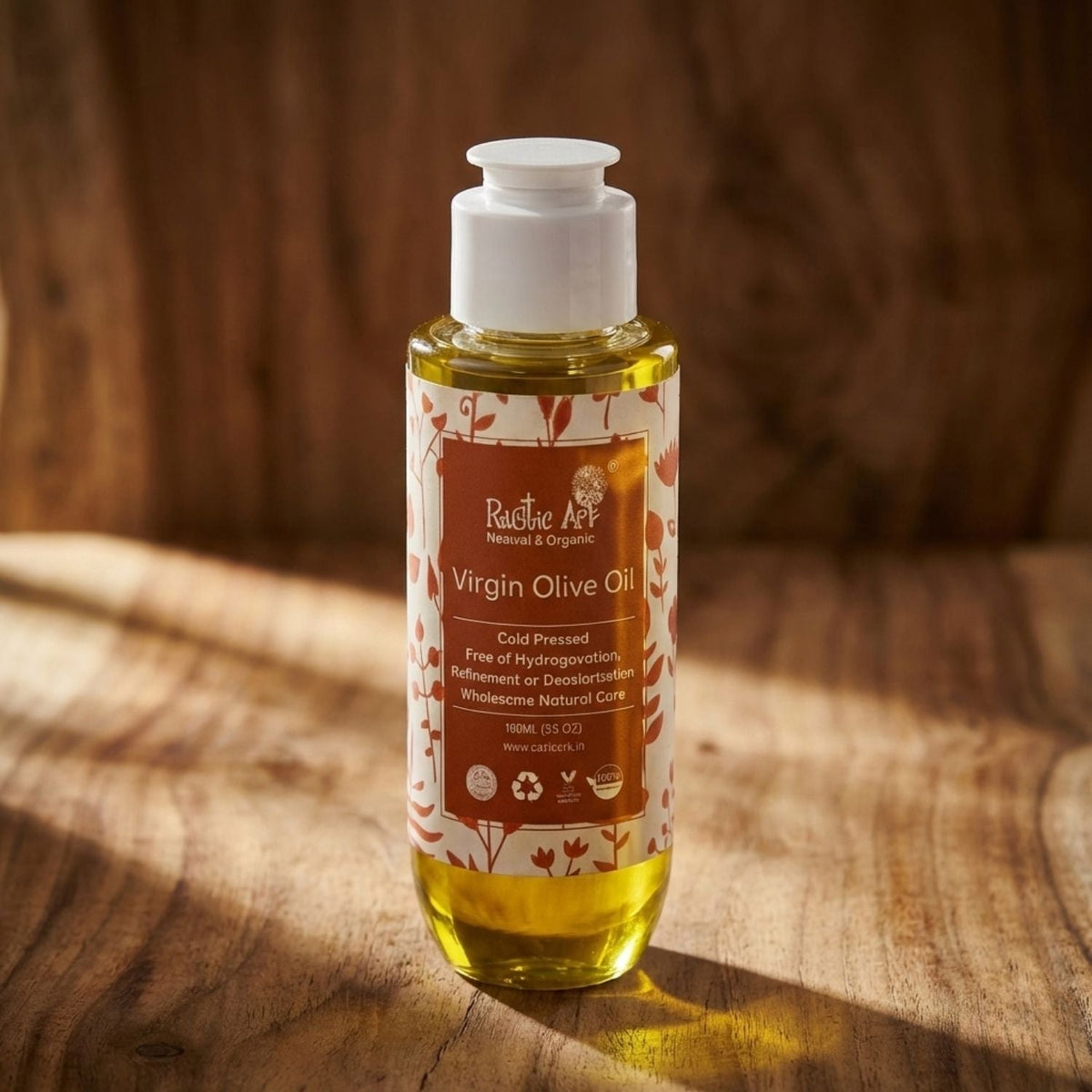 Organic Virgin Olive Oil (100ml), Rustic Art