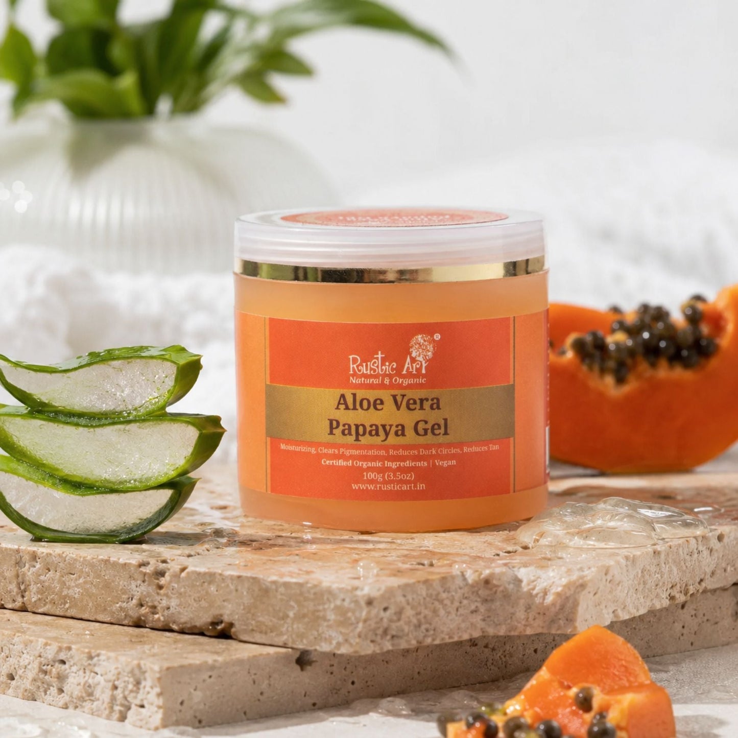 Aloe Vera Papaya Gel with Niacinamide 100 gm