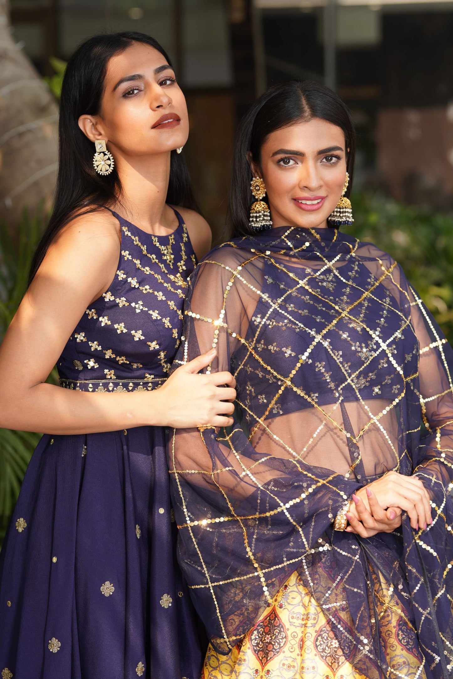 Blue Isla kurta dhoti set