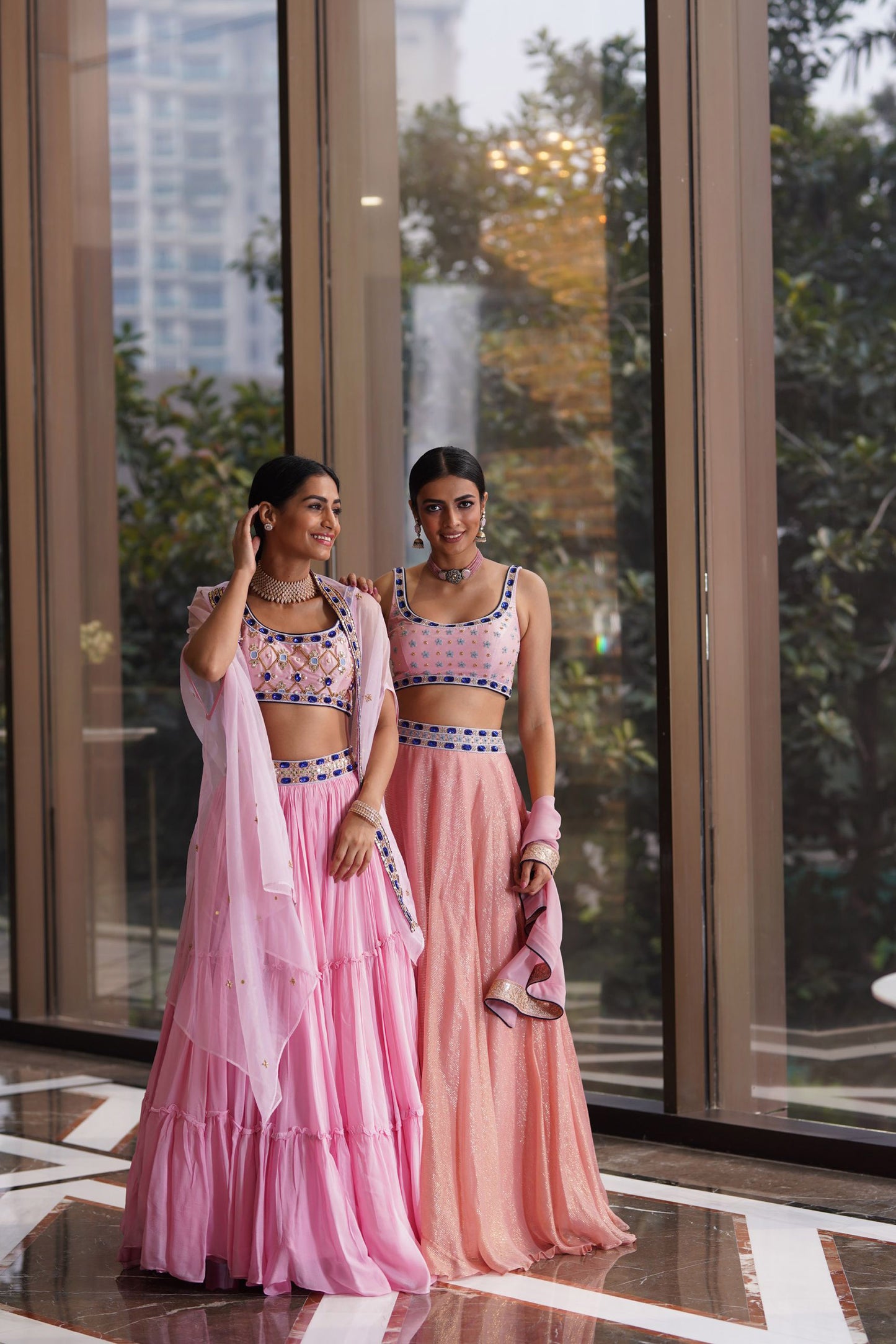 Pink Reana lehenga set