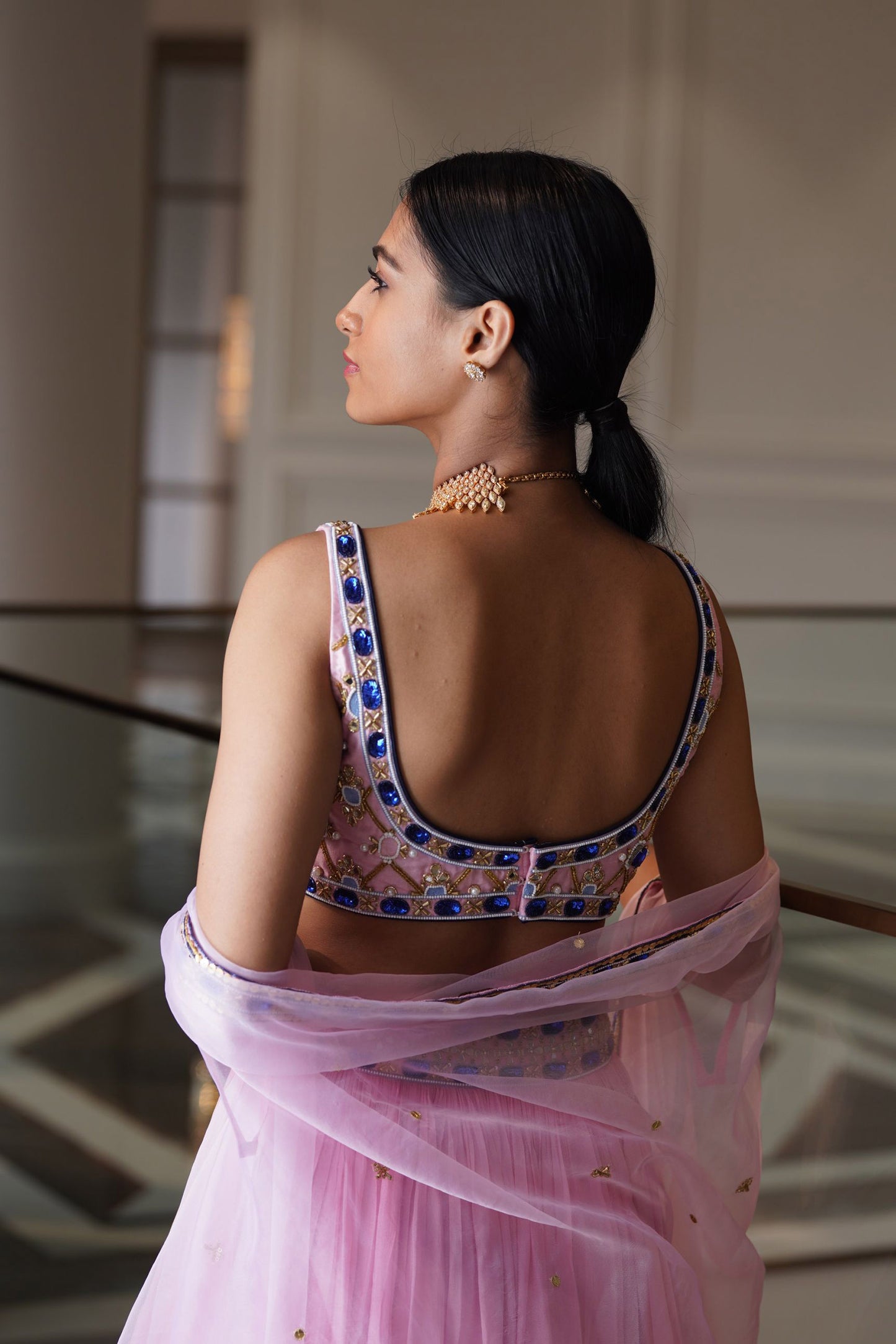 Pink Reana lehenga set