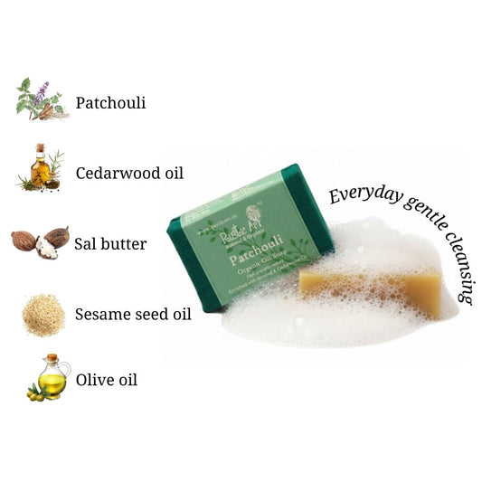 Patchouli Soap (100gm), Rustic Art