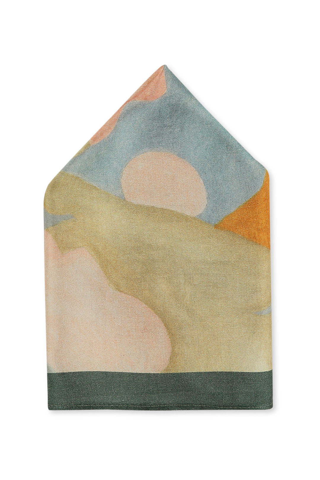 Multicolour Conversational Printed Pocket Square