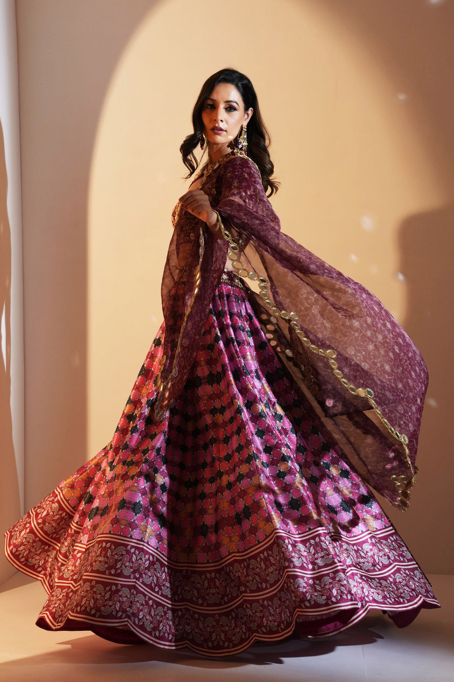 Pink Gia lehenga set