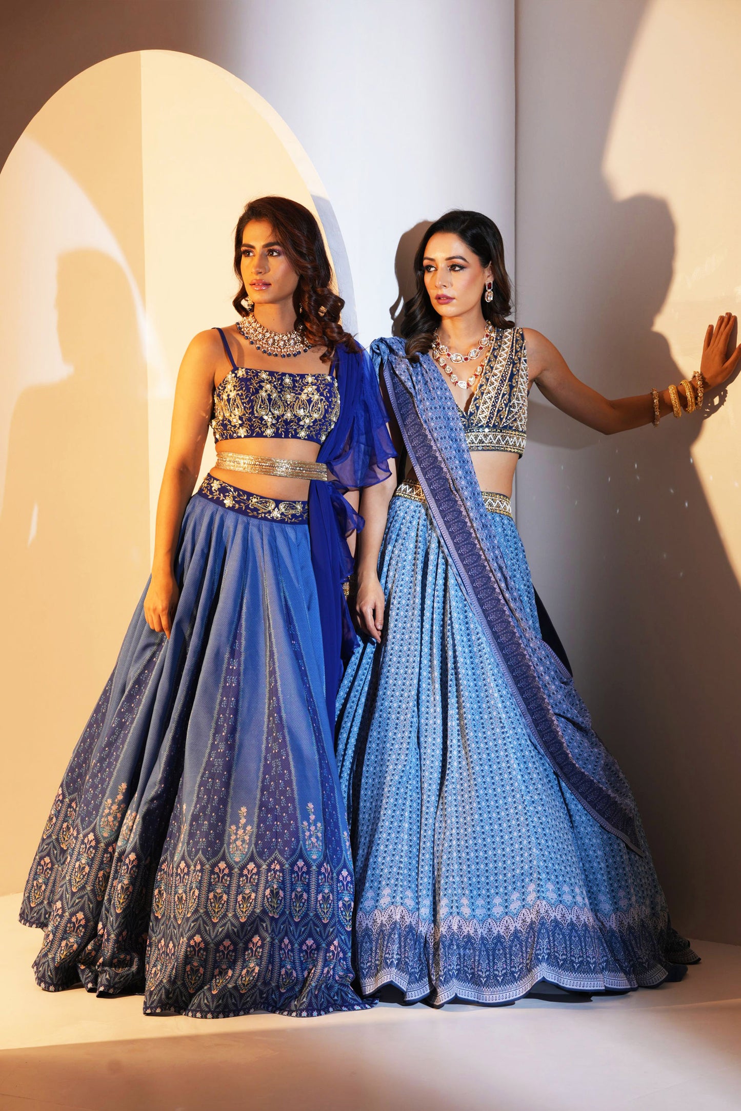 Blue Trsiha lehenga set