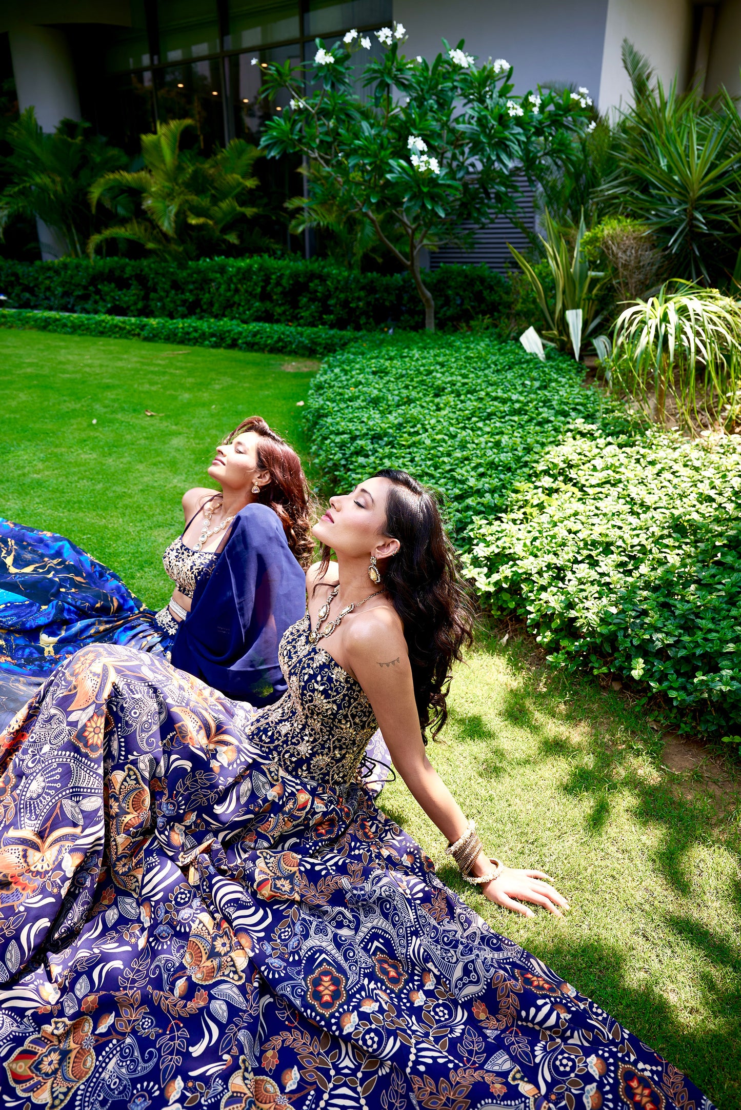 Blue Shanaya lehenga set