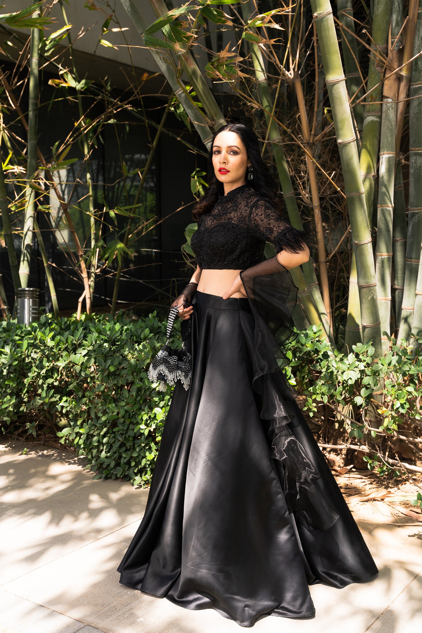 Black Maheem lehengas et