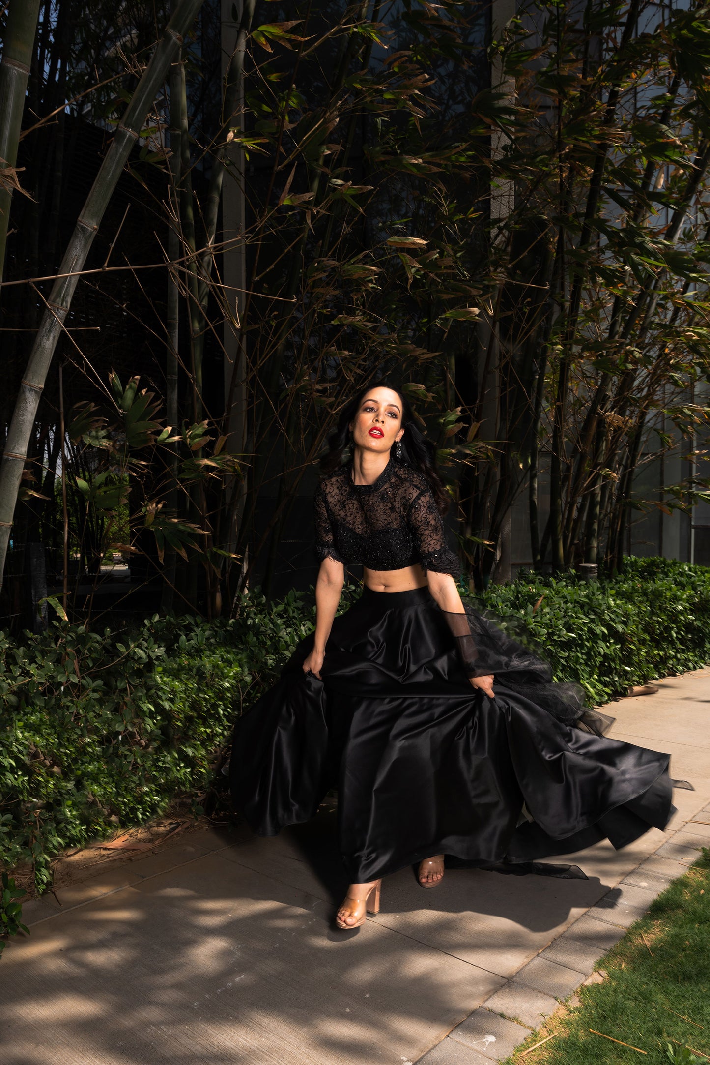 Black Maheem lehengas et