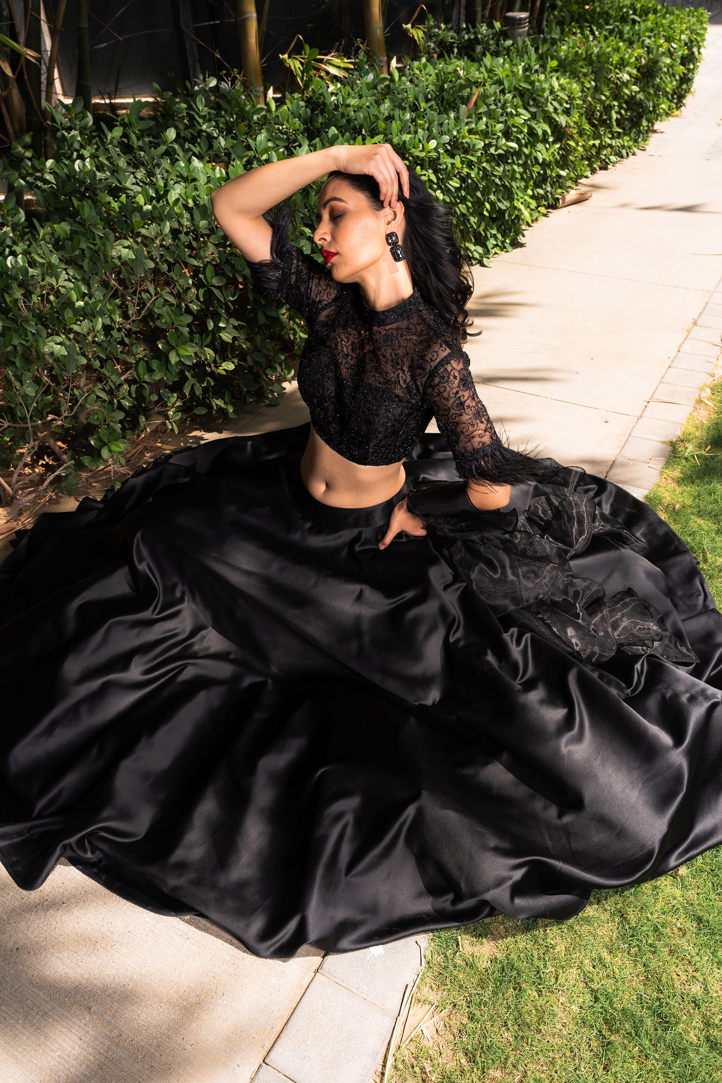 Black Maheem lehengas et