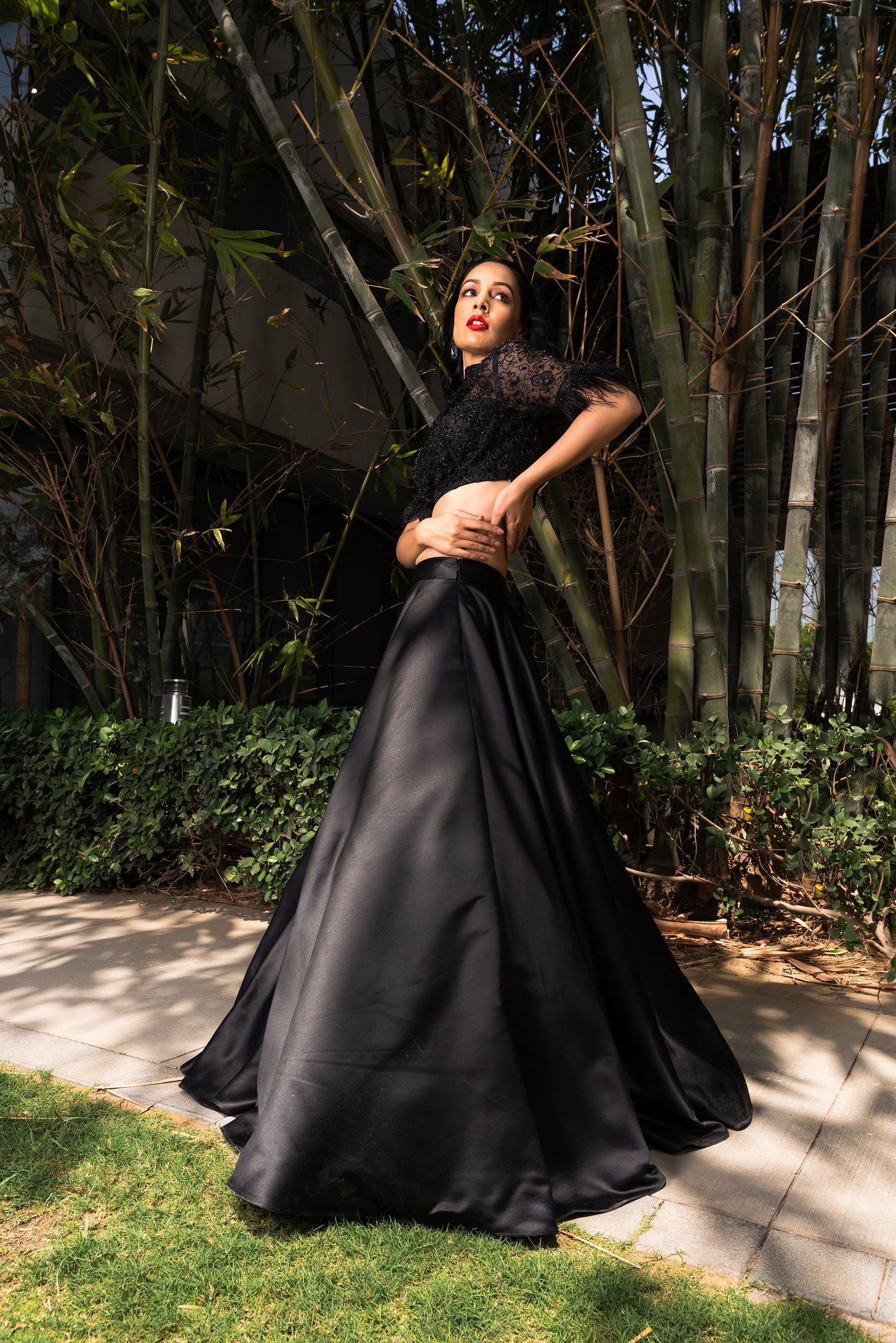 Black Maheem lehengas et