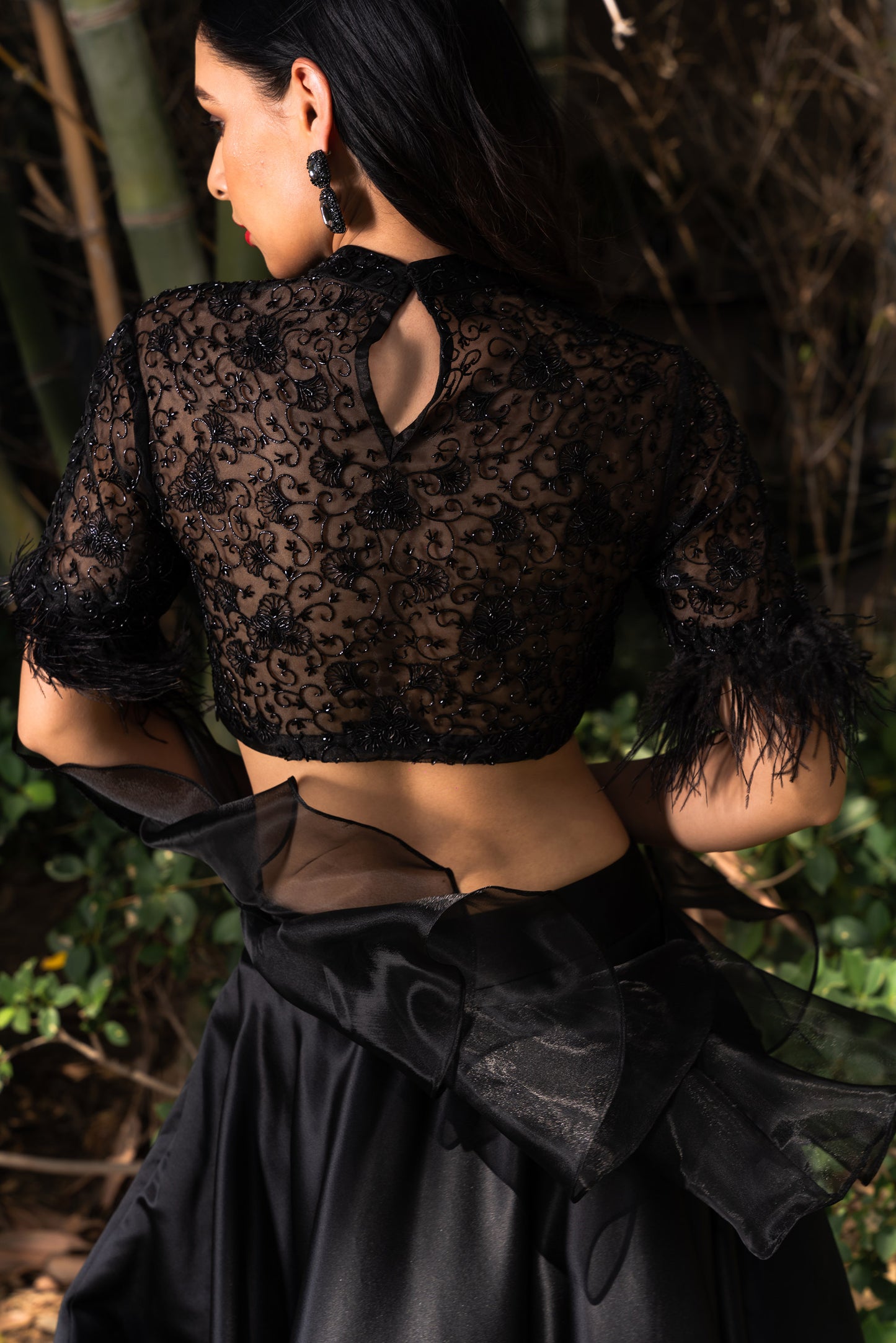 Black Maheem lehengas et