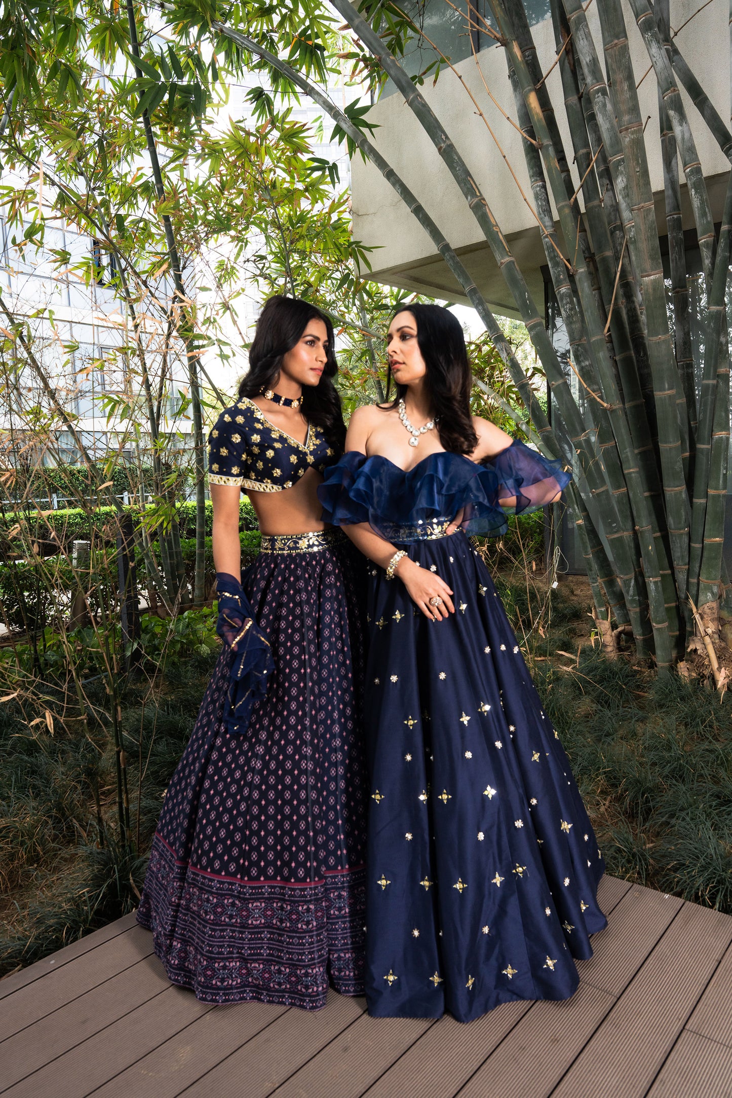 Blue Arshiya lehenga set