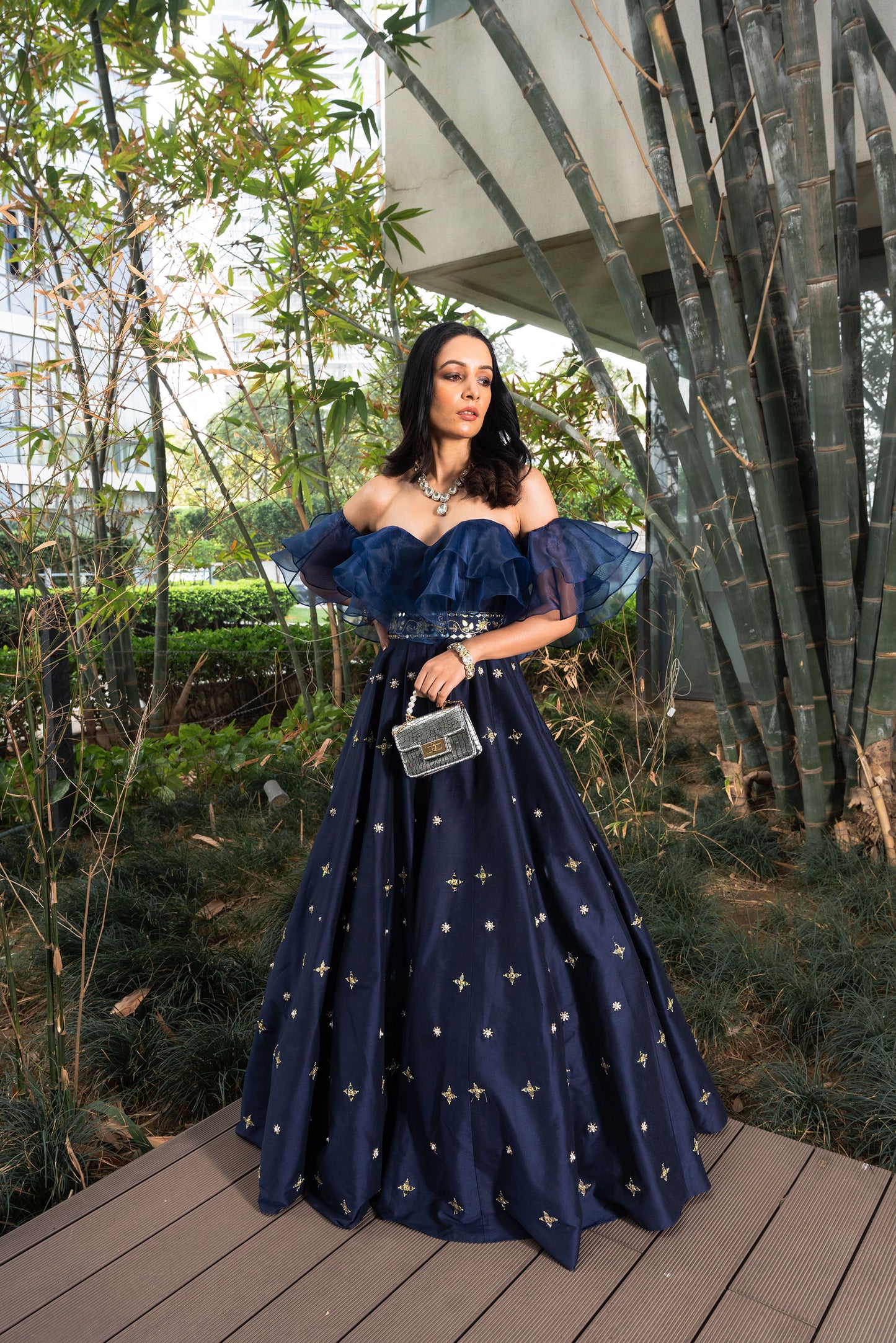 Blue Aarzu gown