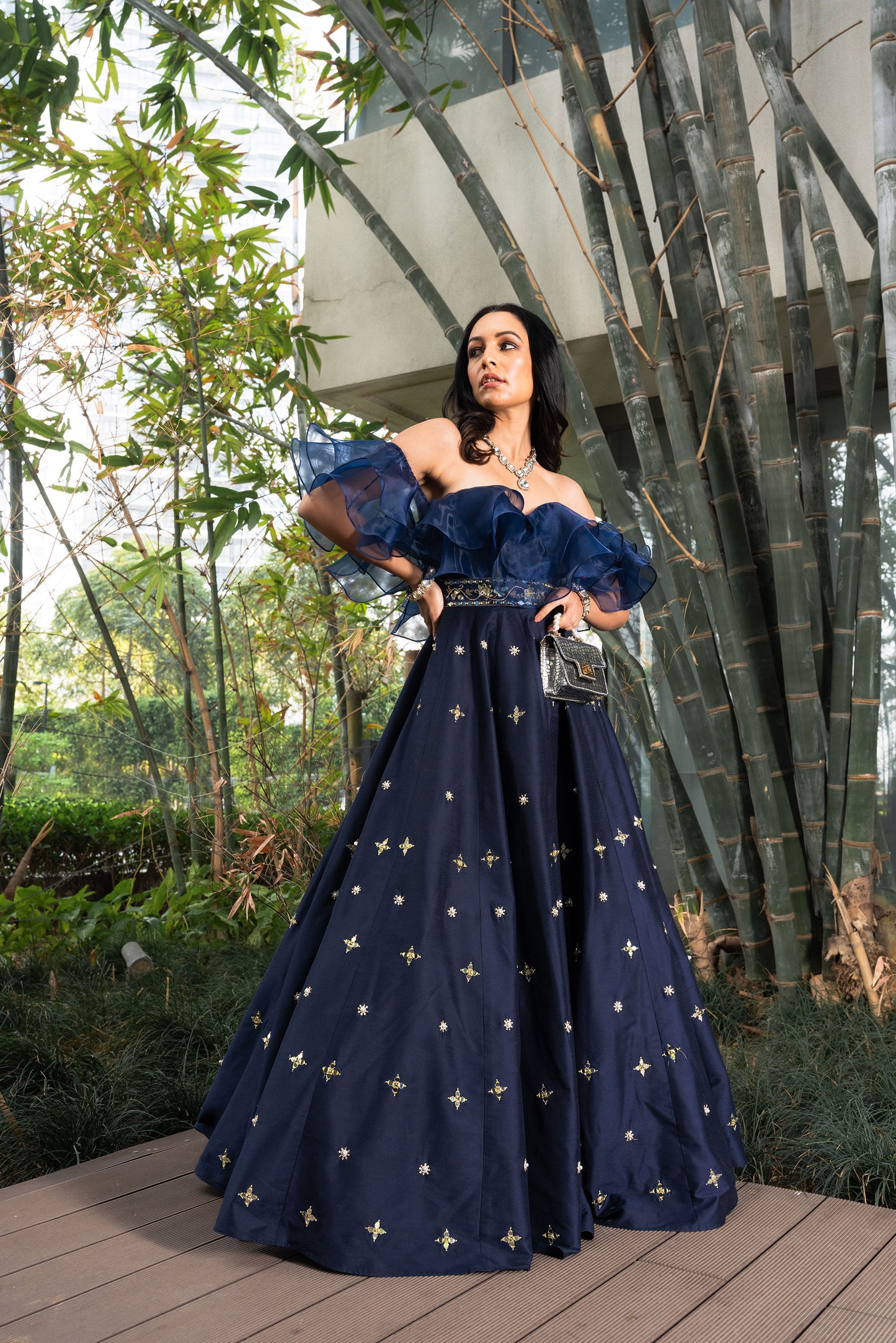 Blue Aarzu gown