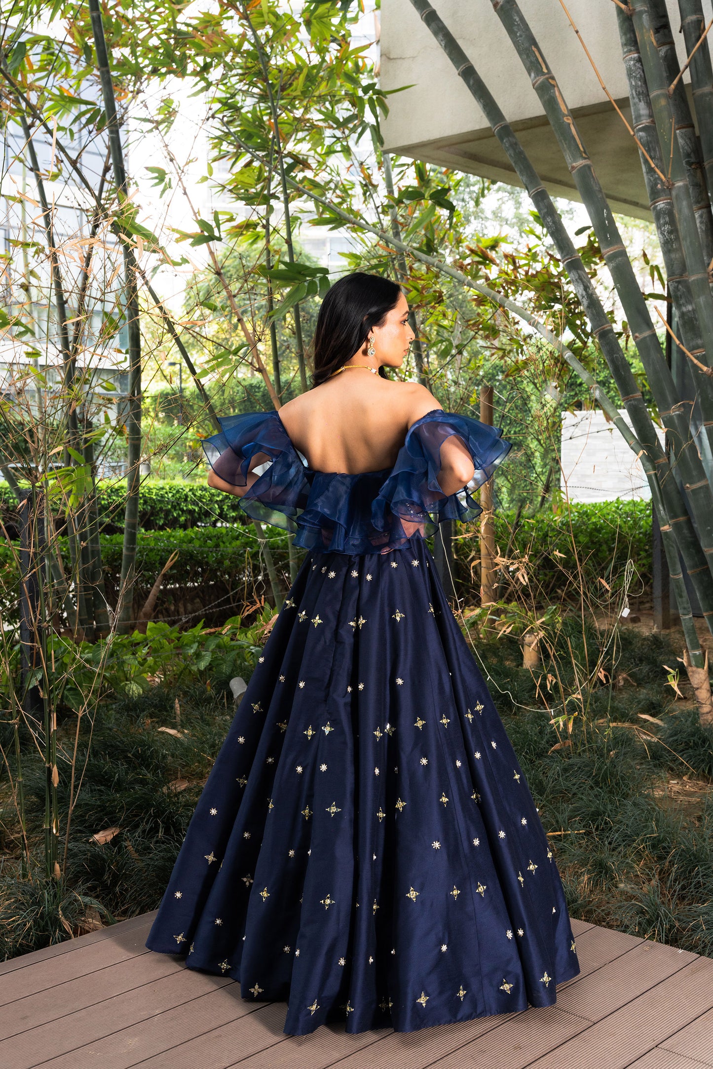 Blue Aarzu gown