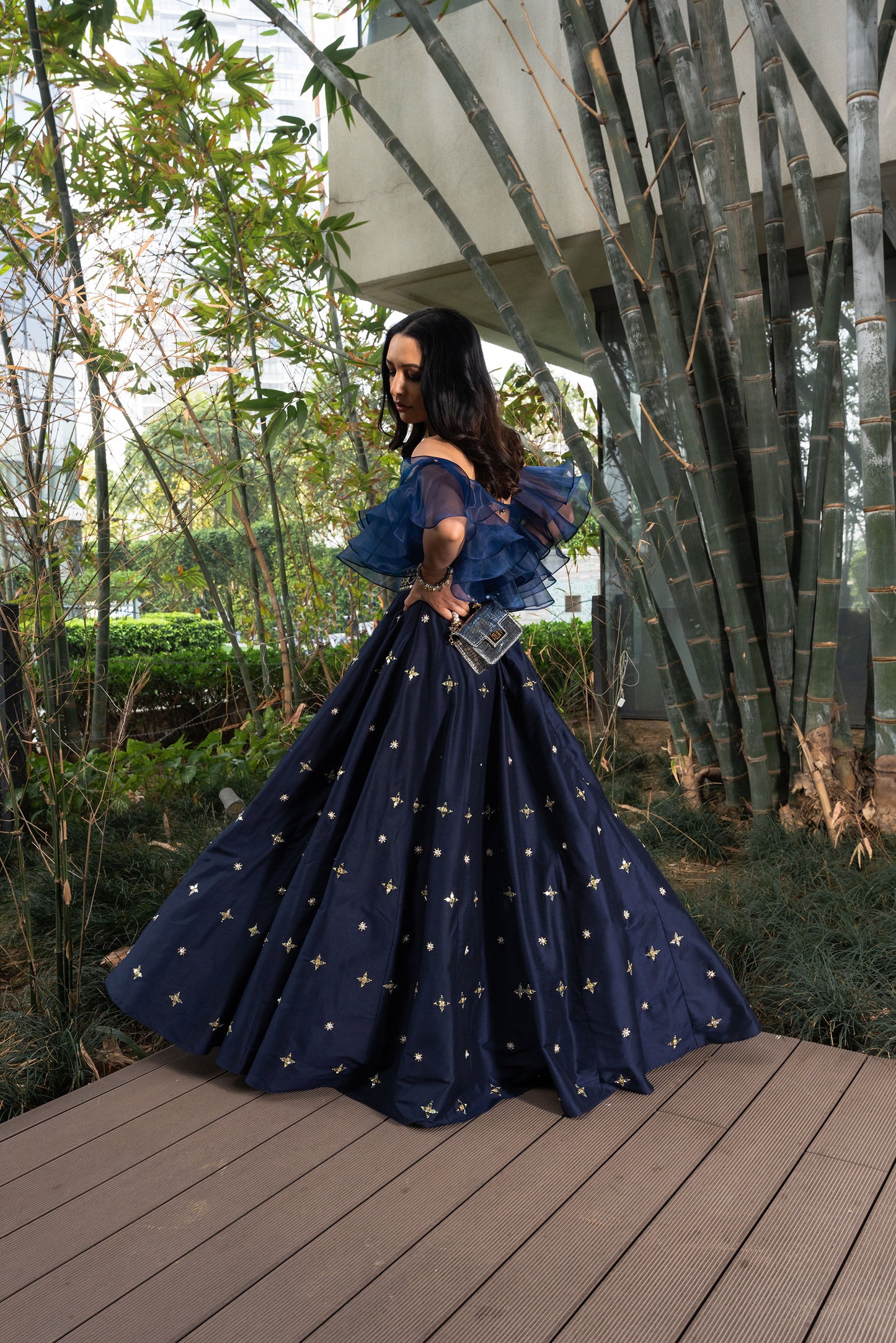 Blue Aarzu gown