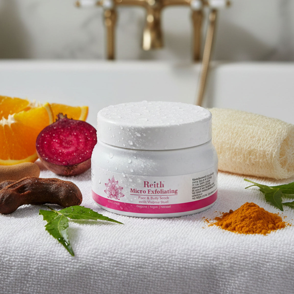Reith  Micro Exfoliating Face & Body Scrub, Reith: Probiotic Skin Care