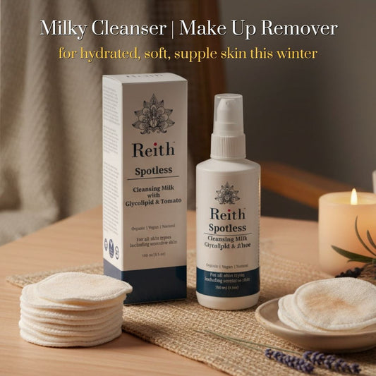Reith Spotless Cleansing Milk | Natural Make Up Remover & Cleanser, Reith: Probiotic Skin Care