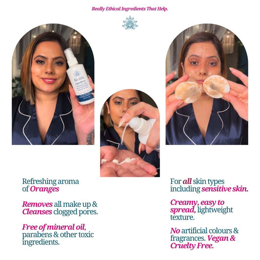 Reith Spotless Cleansing Milk | Natural Make Up Remover & Cleanser, Reith: Probiotic Skin Care