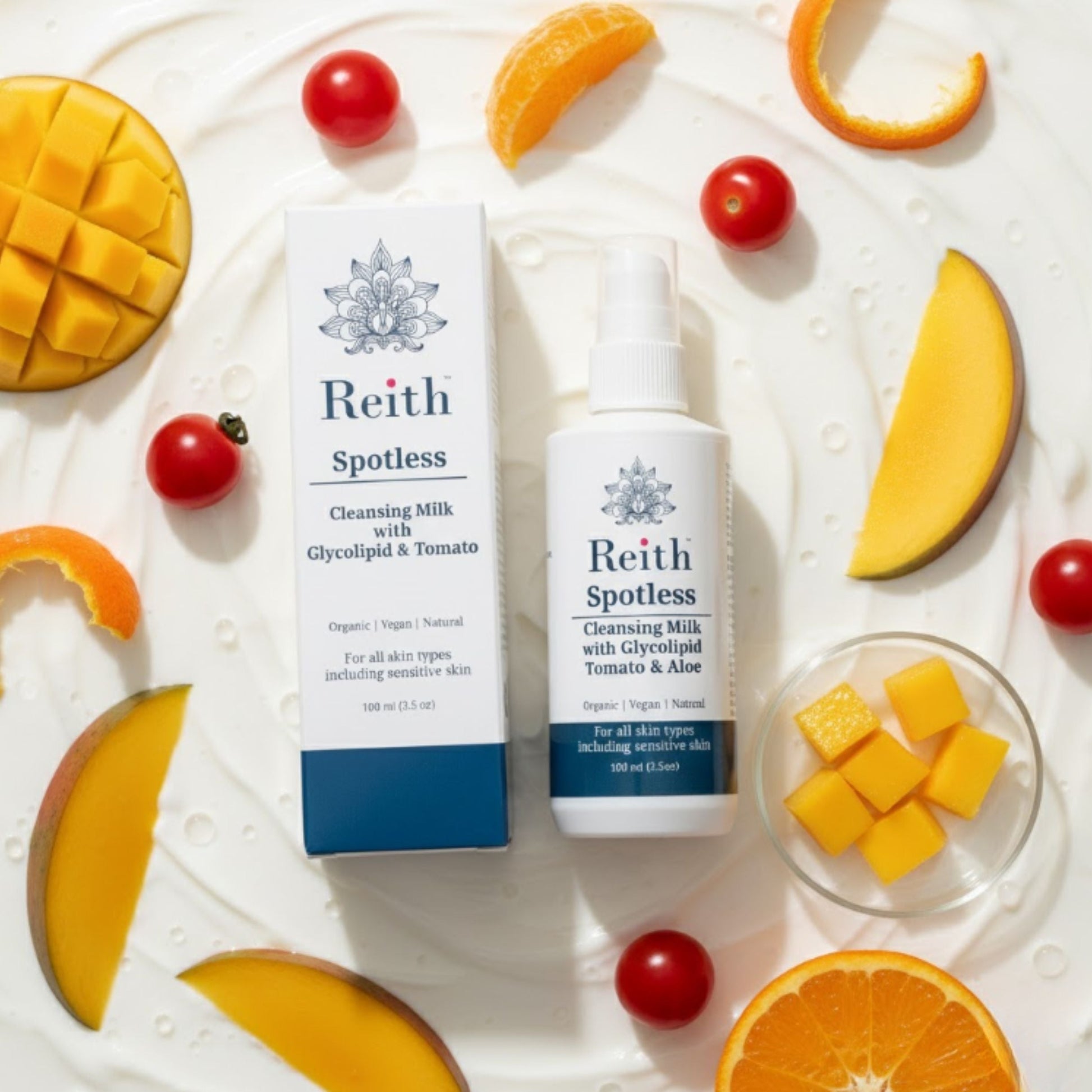 Reith Spotless Cleansing Milk | Natural Make Up Remover & Cleanser, Reith: Probiotic Skin Care