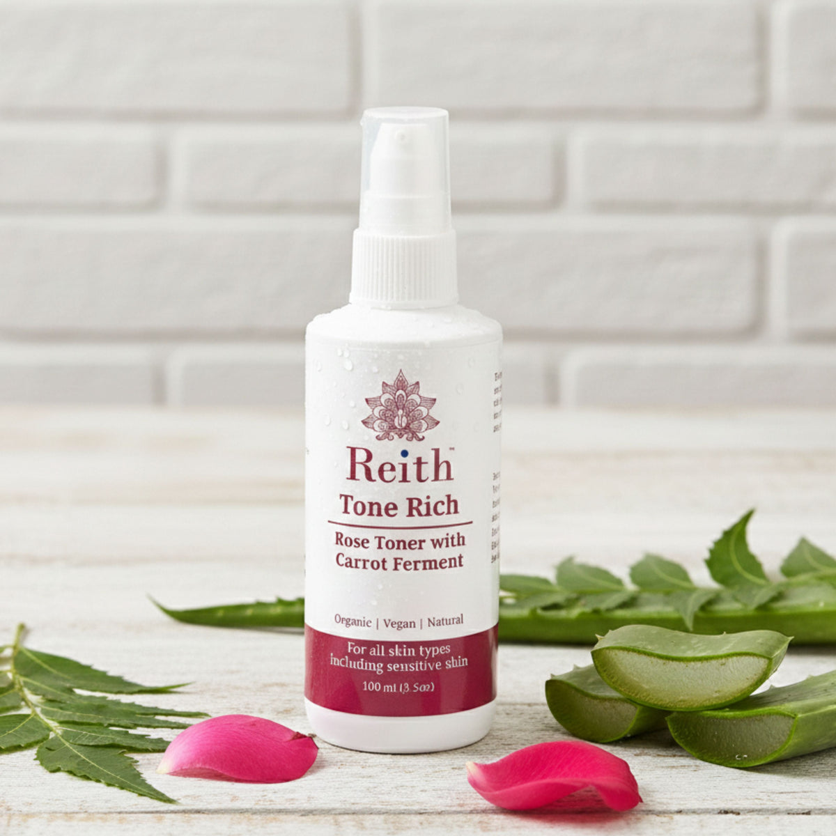 Reith Tone Rich Rose Toner with Carrot Ferment, Reith: Probiotic Skin Care
